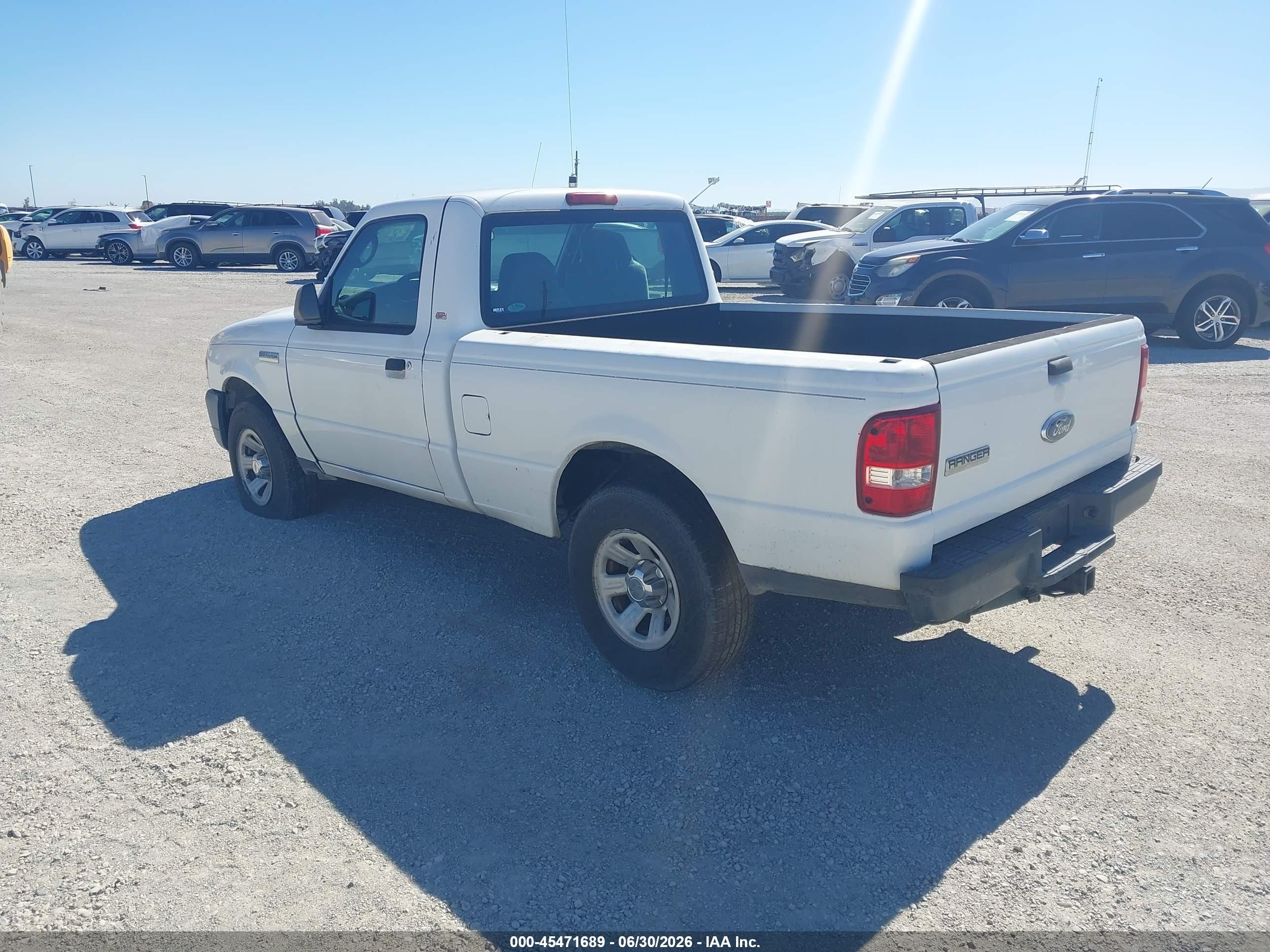 2008 Ford Ranger Xl/xlt White vin: 1FTYR10D48PA35693