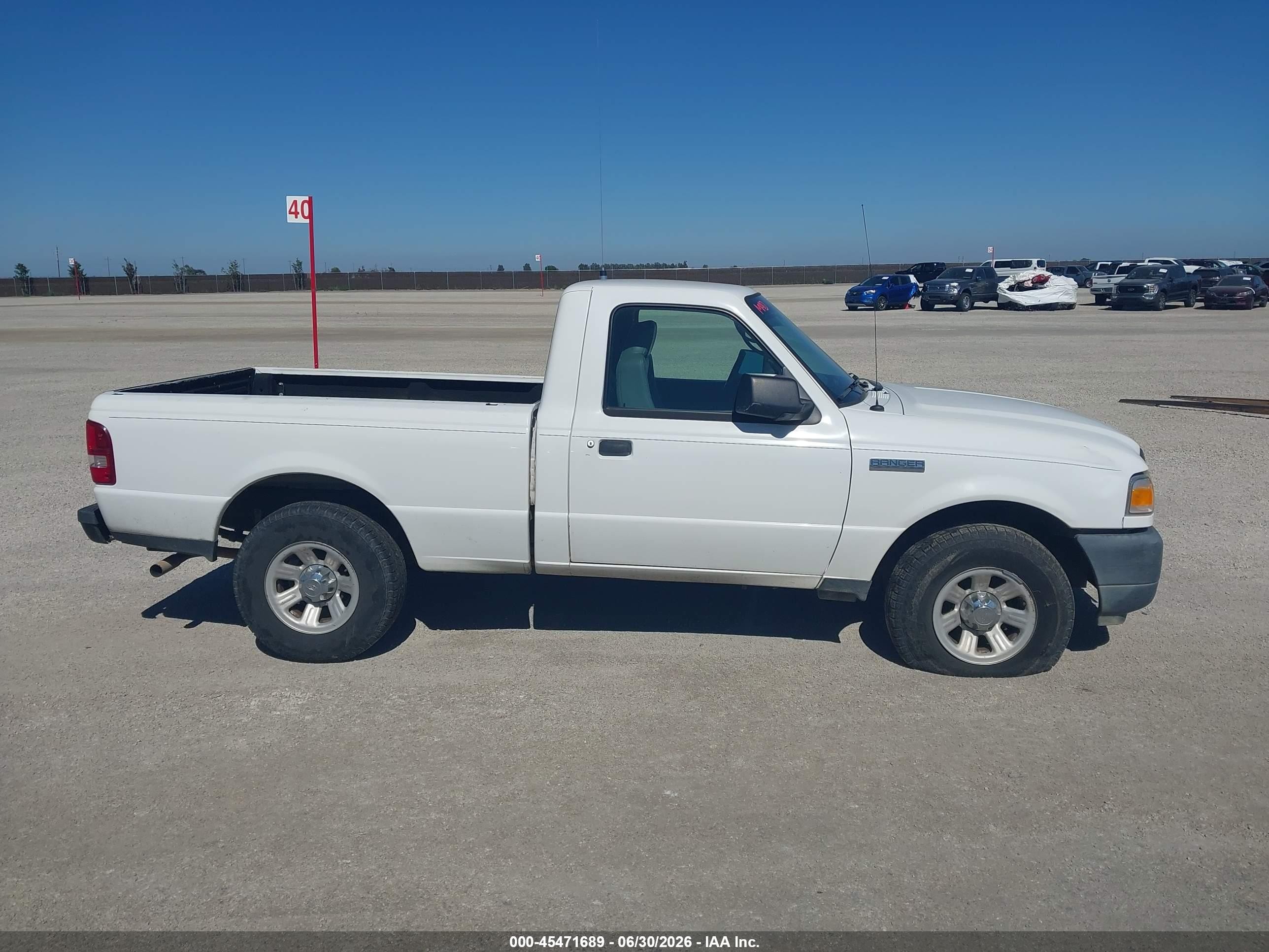 2008 Ford Ranger Xl/xlt White vin: 1FTYR10D48PA35693