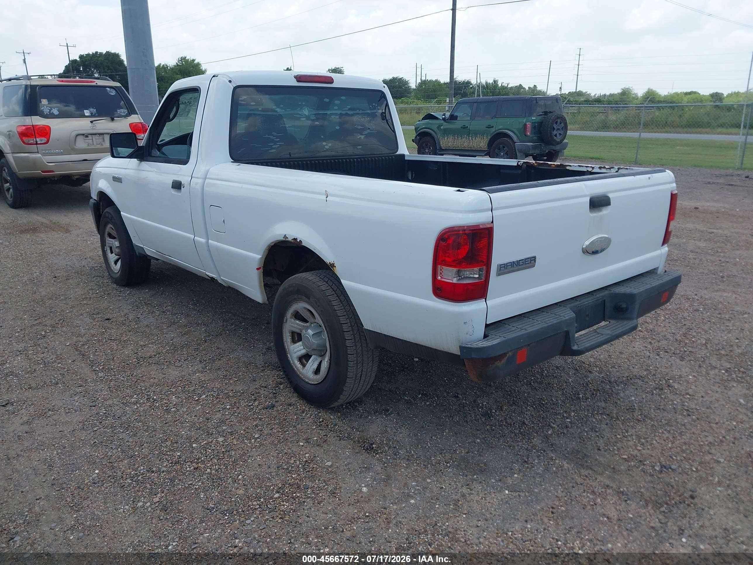 2008 Ford Ranger Xl/xlt White vin: 1FTYR10D48PA53398