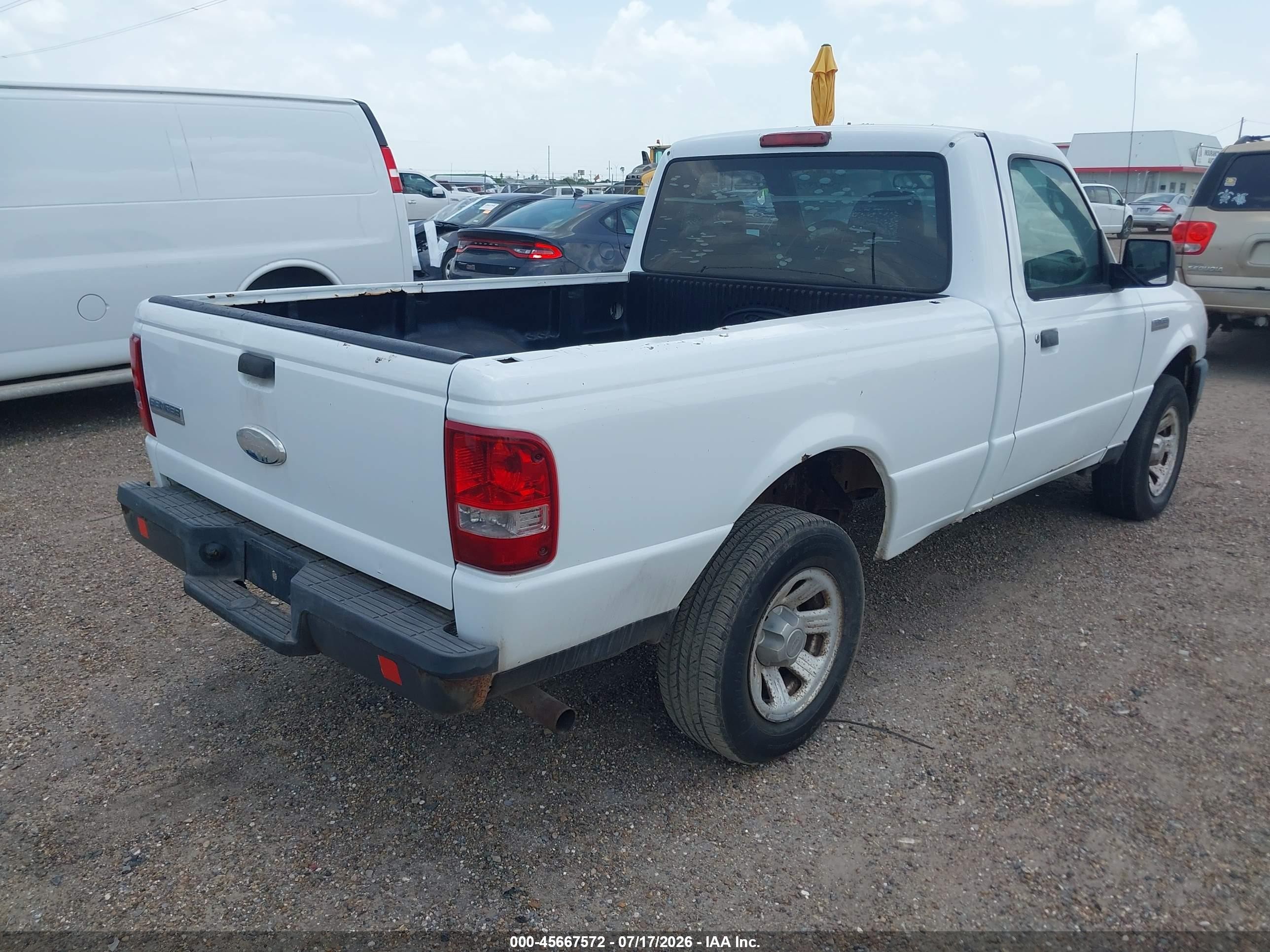 2008 Ford Ranger Xl/xlt White vin: 1FTYR10D48PA53398