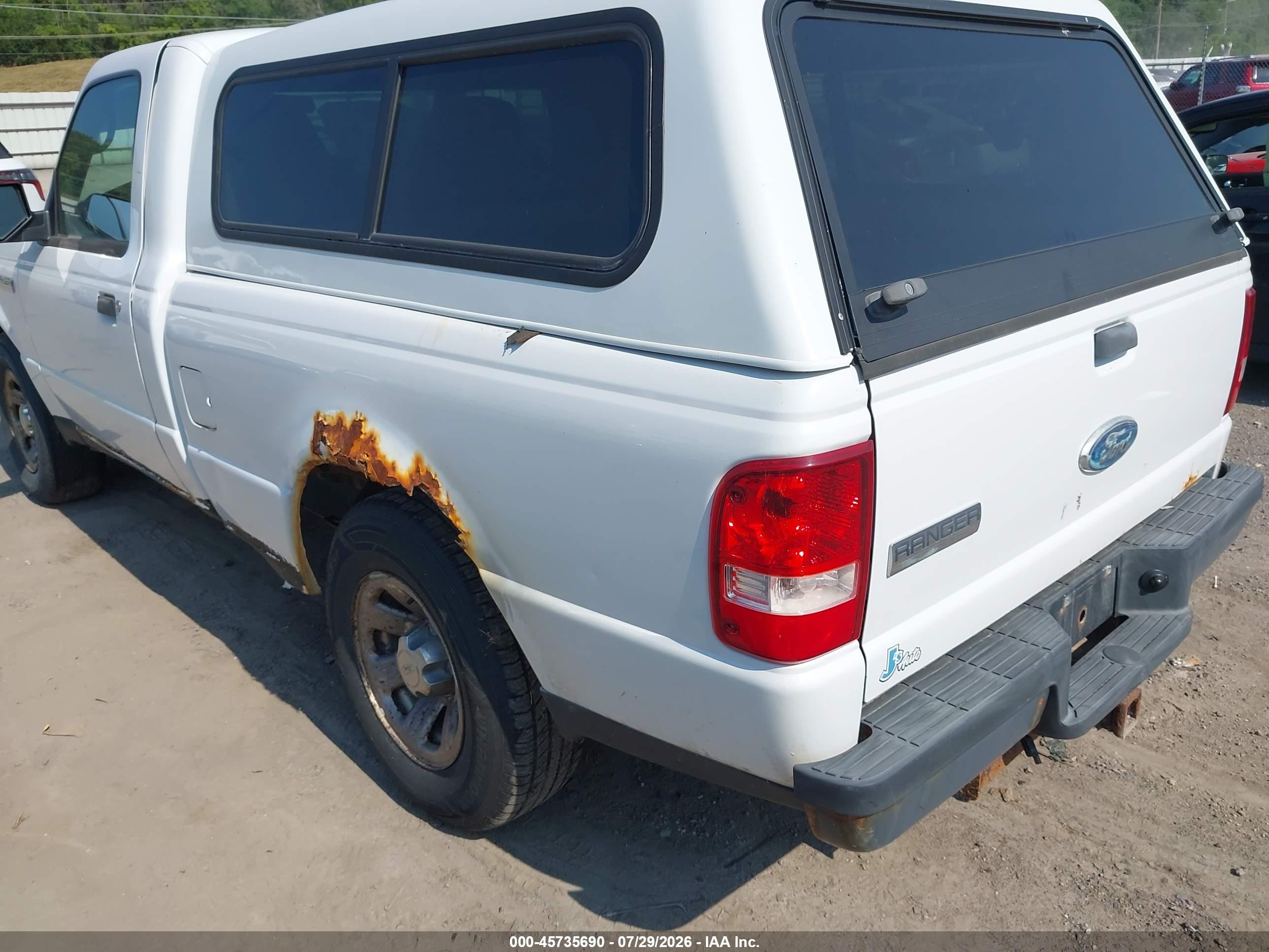 2008 Ford Ranger Xl/xlt White vin: 1FTYR10D48PA71898