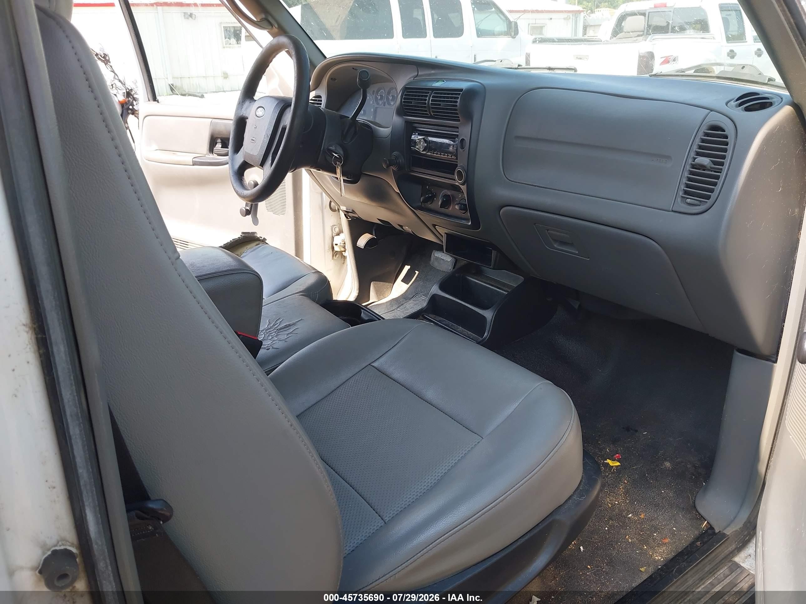 2008 Ford Ranger Xl/xlt White vin: 1FTYR10D48PA71898