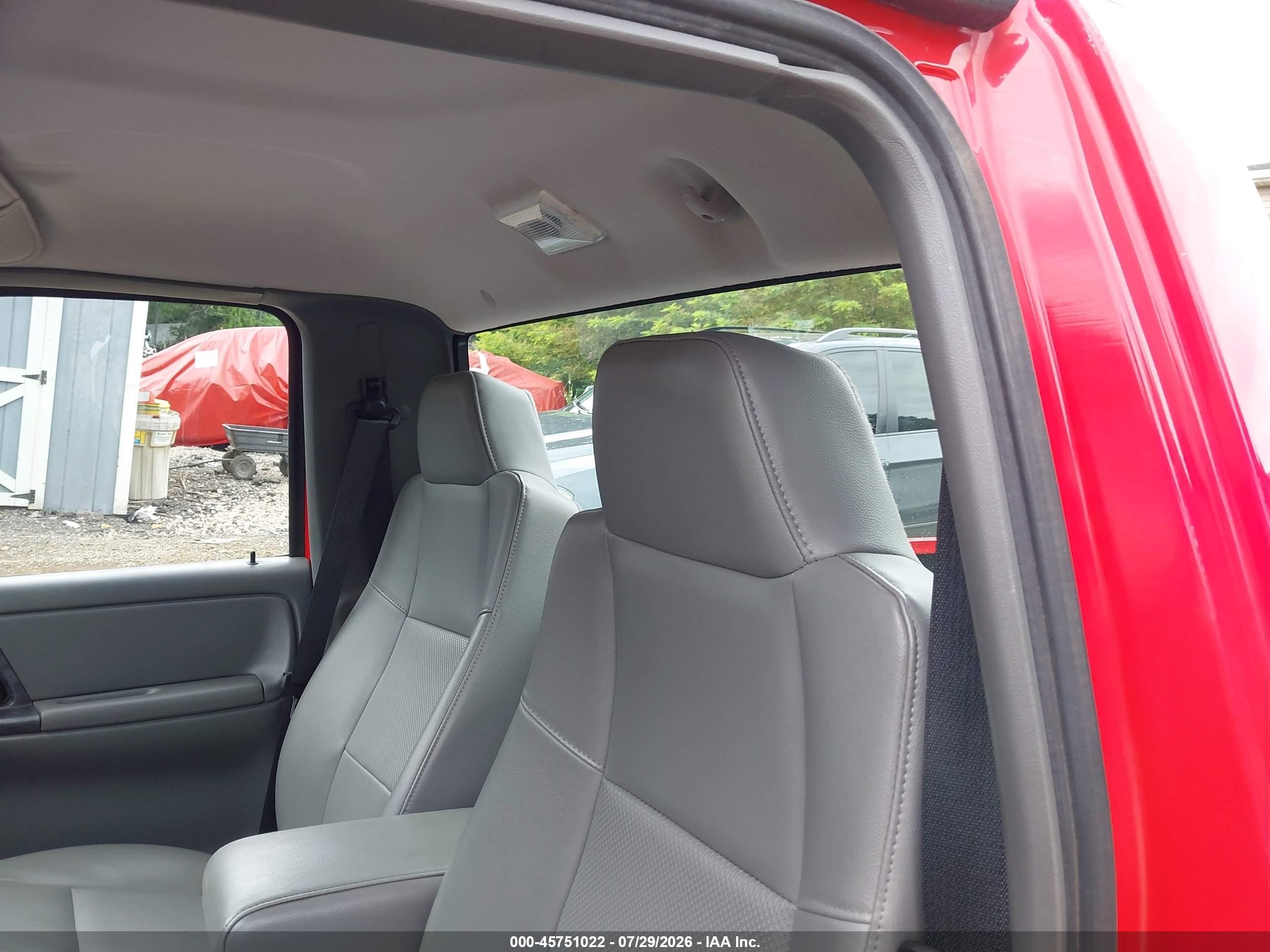 2008 Ford Ranger Xl/xlt Red vin: 1FTYR10D48PA84425