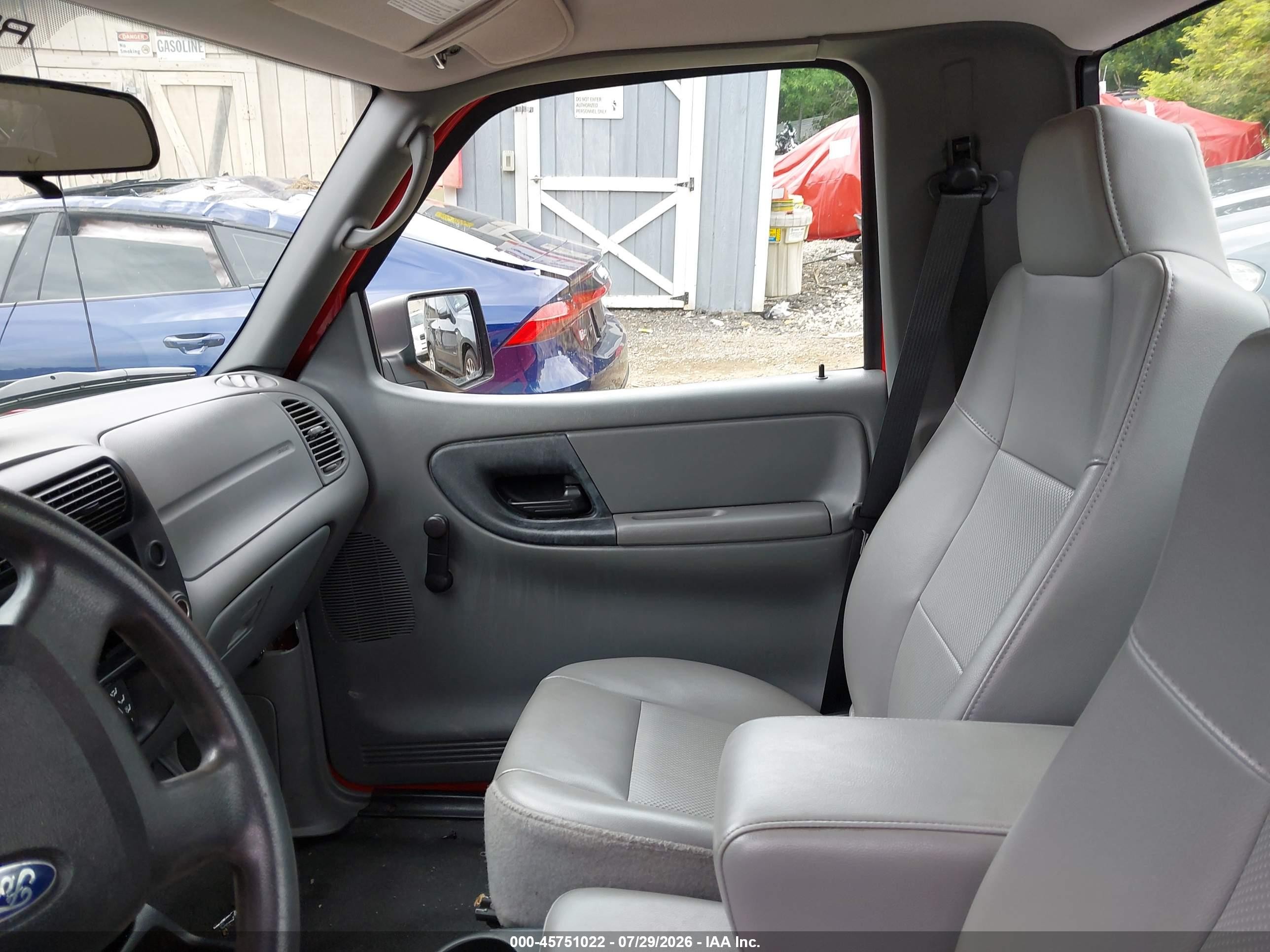 2008 Ford Ranger Xl/xlt Red vin: 1FTYR10D48PA84425