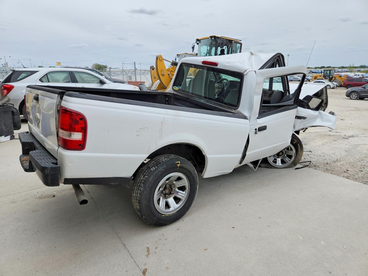 2008 Ford Ranger White vin: 1FTYR10D48PA98146