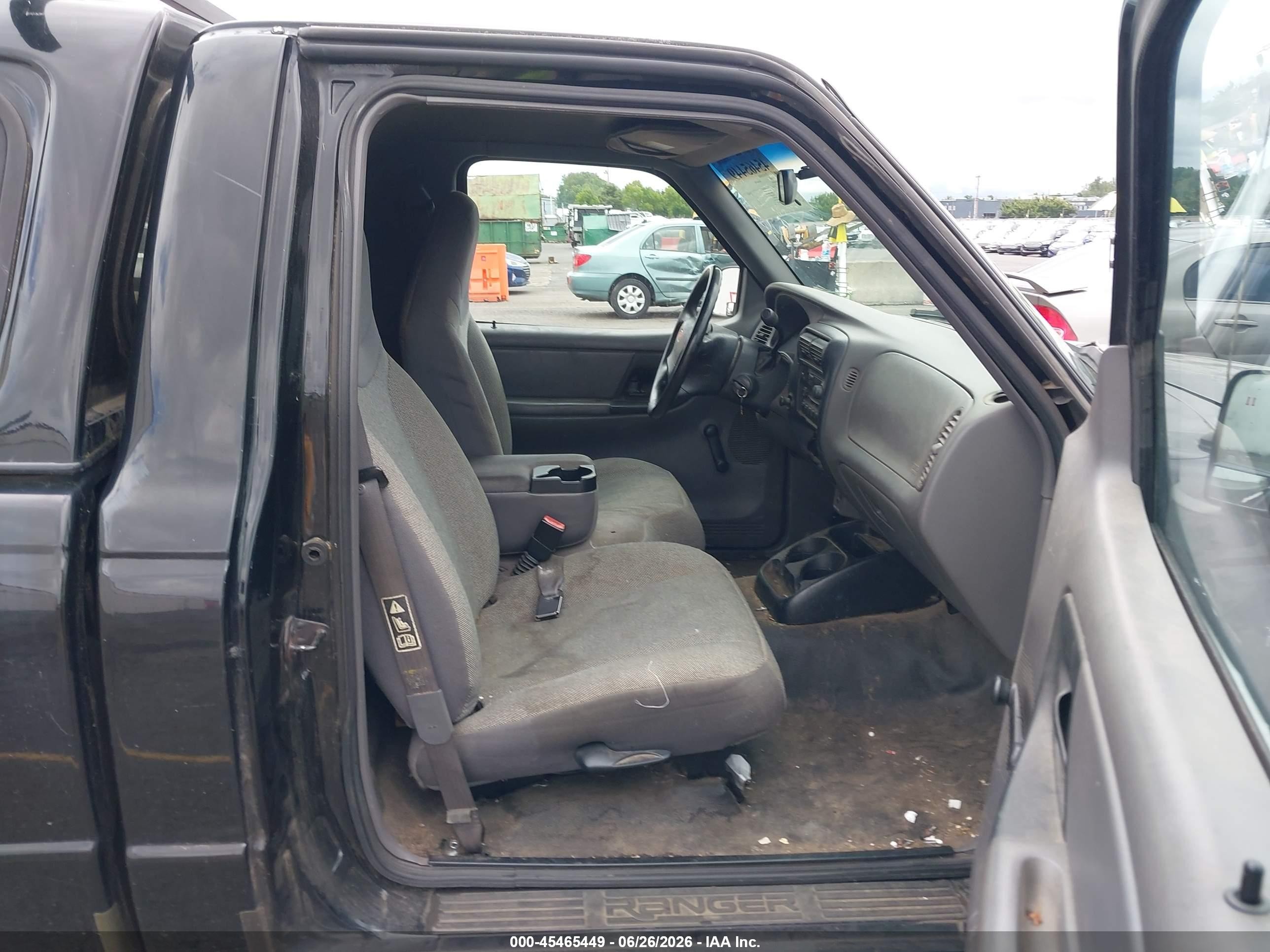 2002 Ford Ranger Xl/xlt Black vin: 1FTYR10D52PA84764