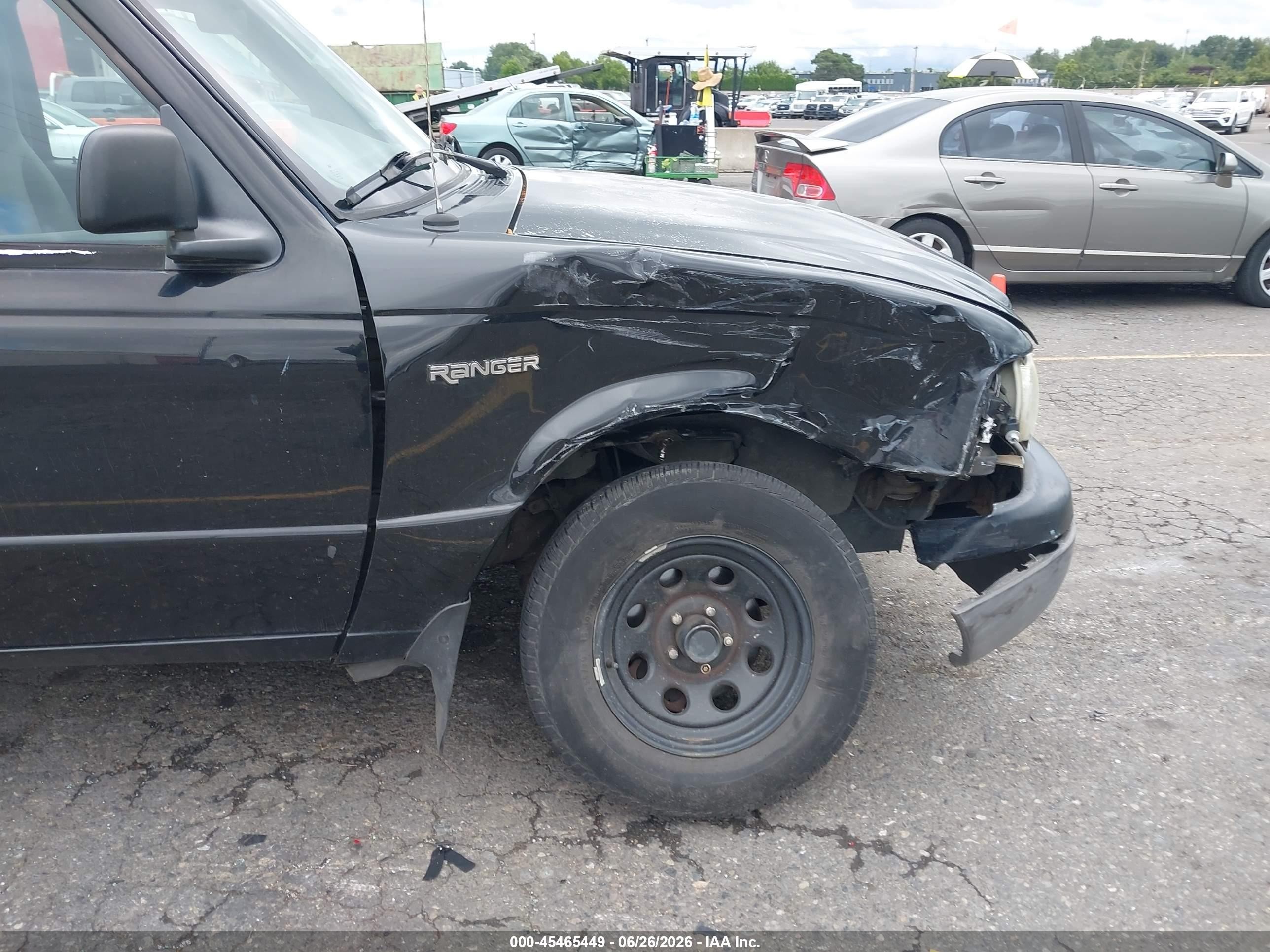 2002 Ford Ranger Xl/xlt Black vin: 1FTYR10D52PA84764