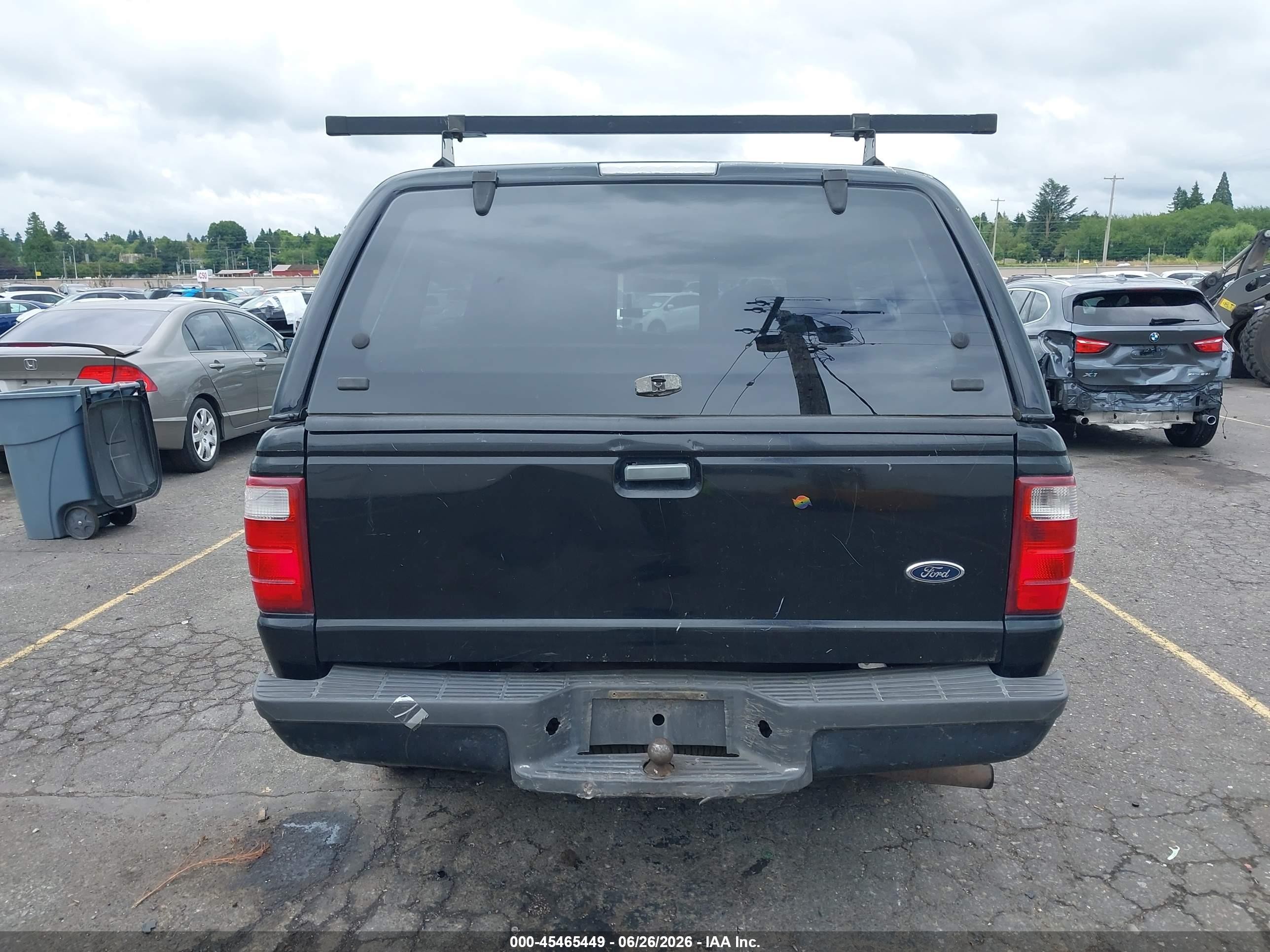 2002 Ford Ranger Xl/xlt Black vin: 1FTYR10D52PA84764