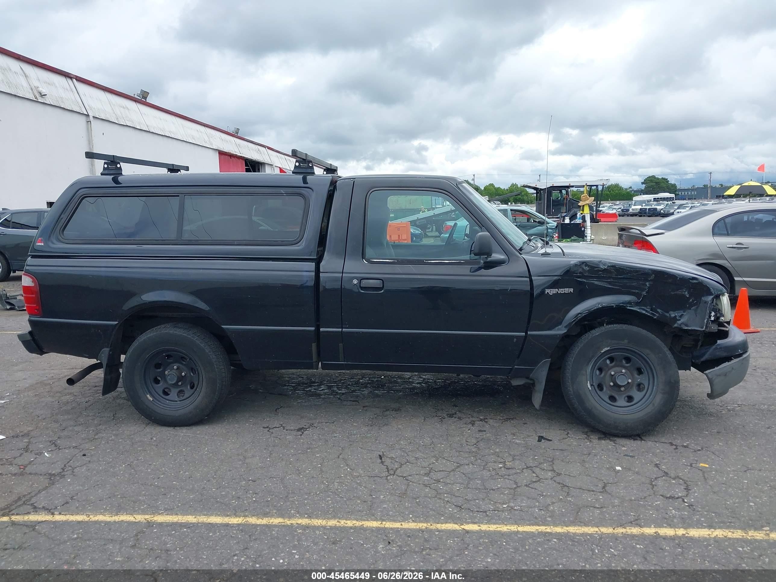 2002 Ford Ranger Xl/xlt Black vin: 1FTYR10D52PA84764