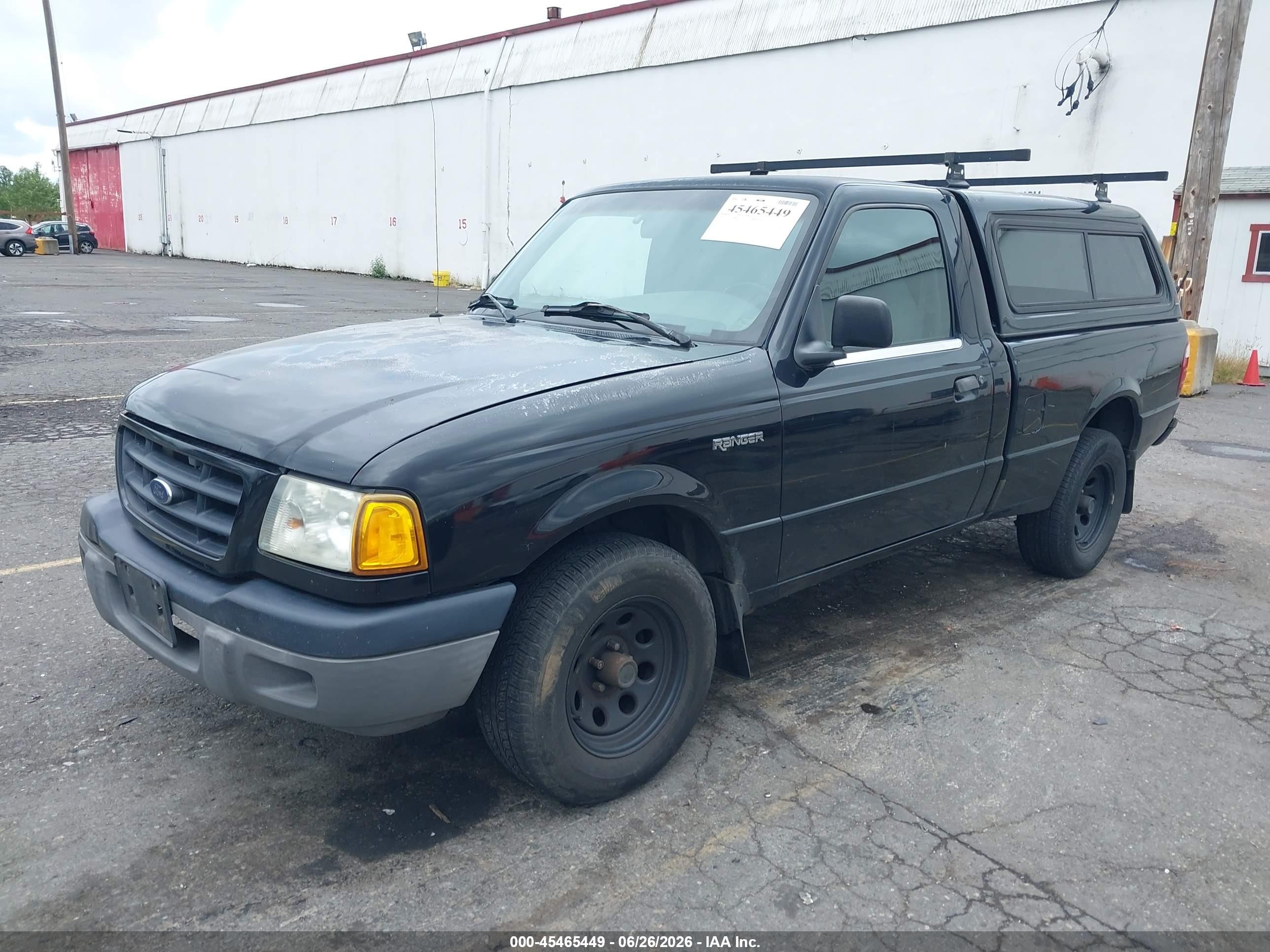 2002 Ford Ranger Xl/xlt Black vin: 1FTYR10D52PA84764