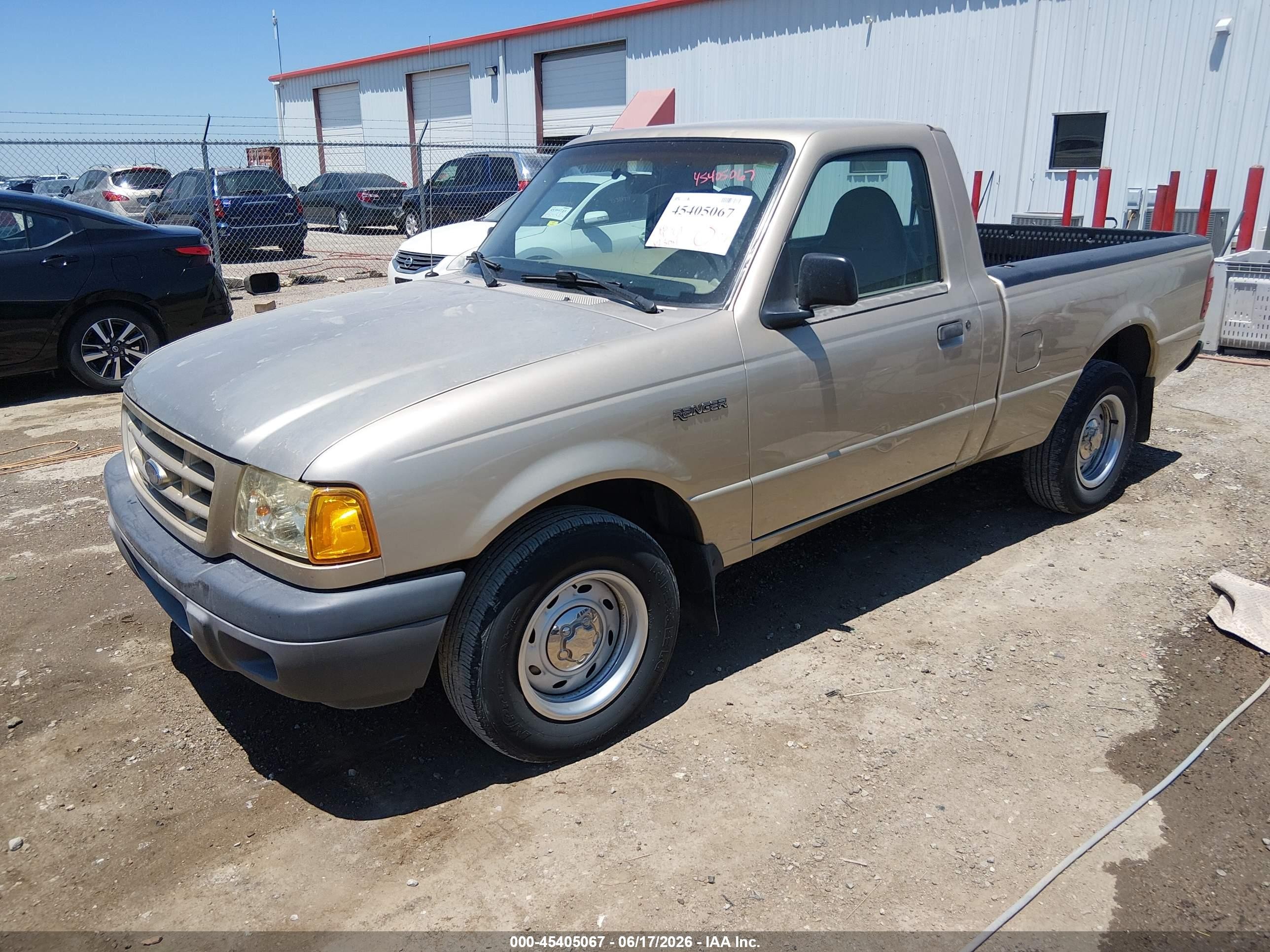 2002 Ford Ranger Xl/xlt Champagne vin: 1FTYR10D52PB28858