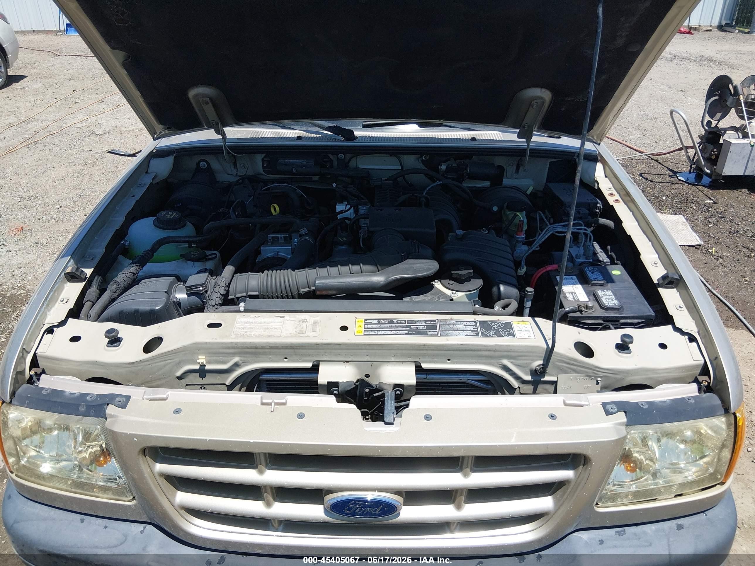 2002 Ford Ranger Xl/xlt Champagne vin: 1FTYR10D52PB28858