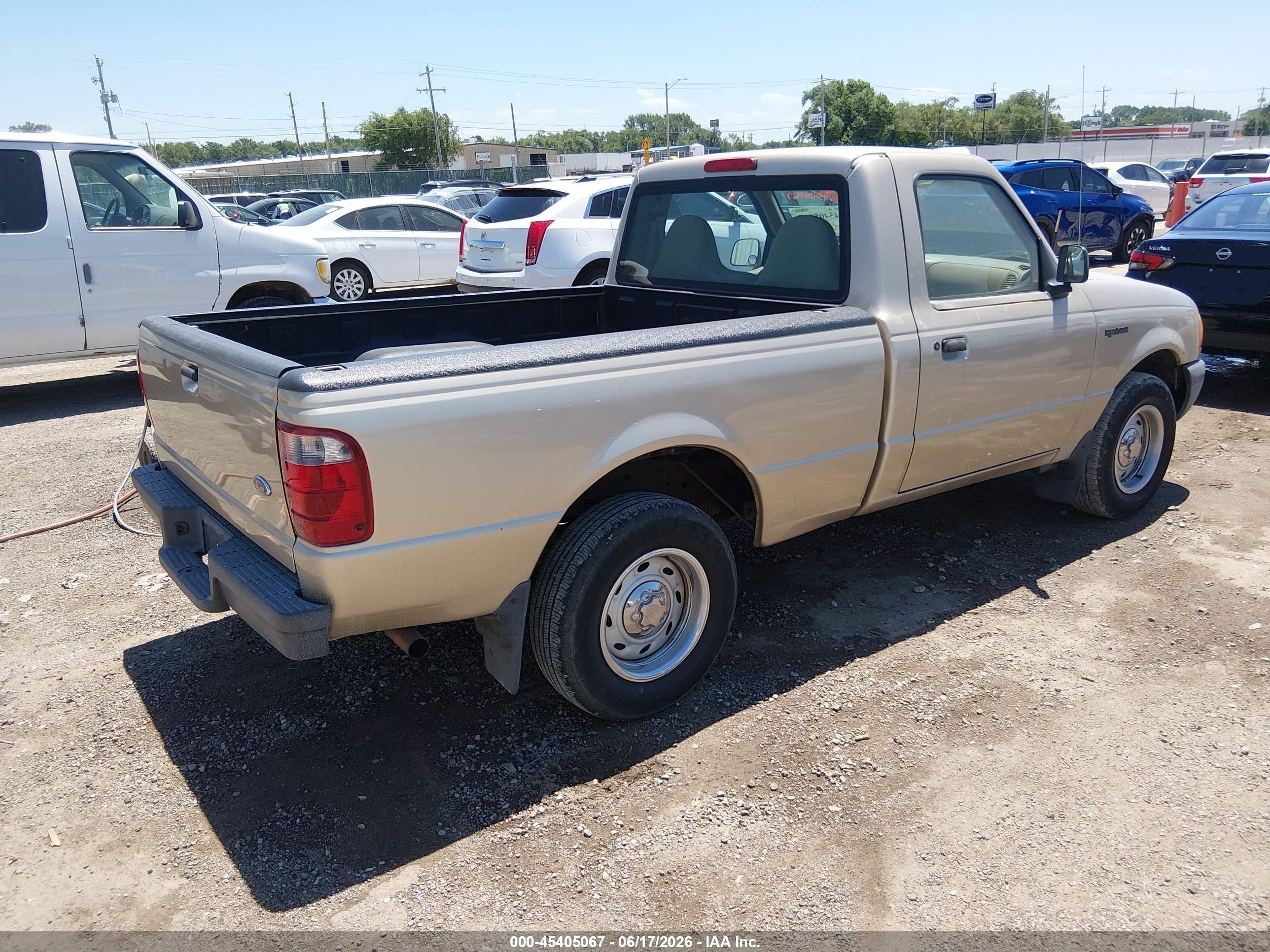 2002 Ford Ranger Xl/xlt Champagne vin: 1FTYR10D52PB28858