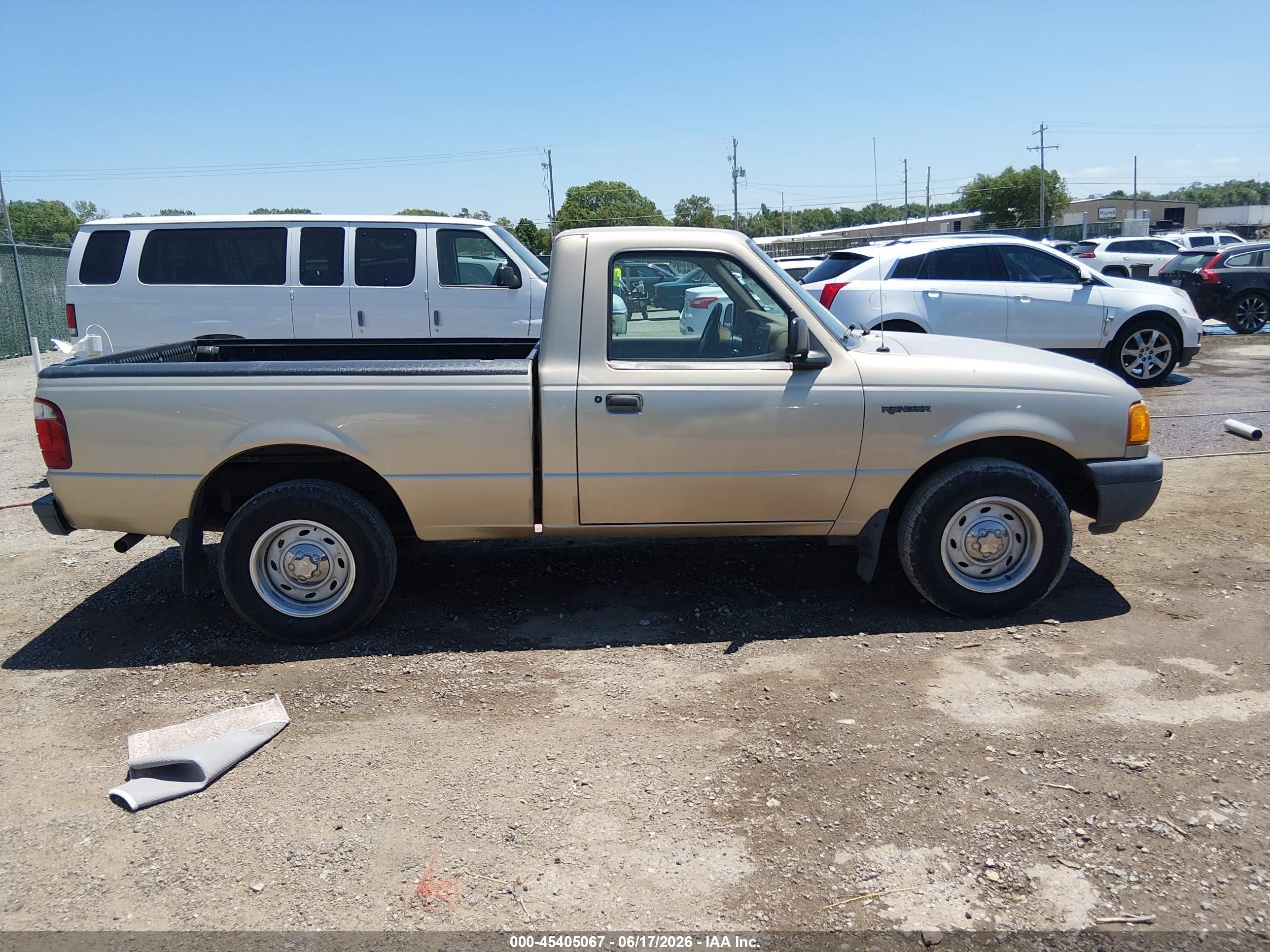 2002 Ford Ranger Xl/xlt Champagne vin: 1FTYR10D52PB28858