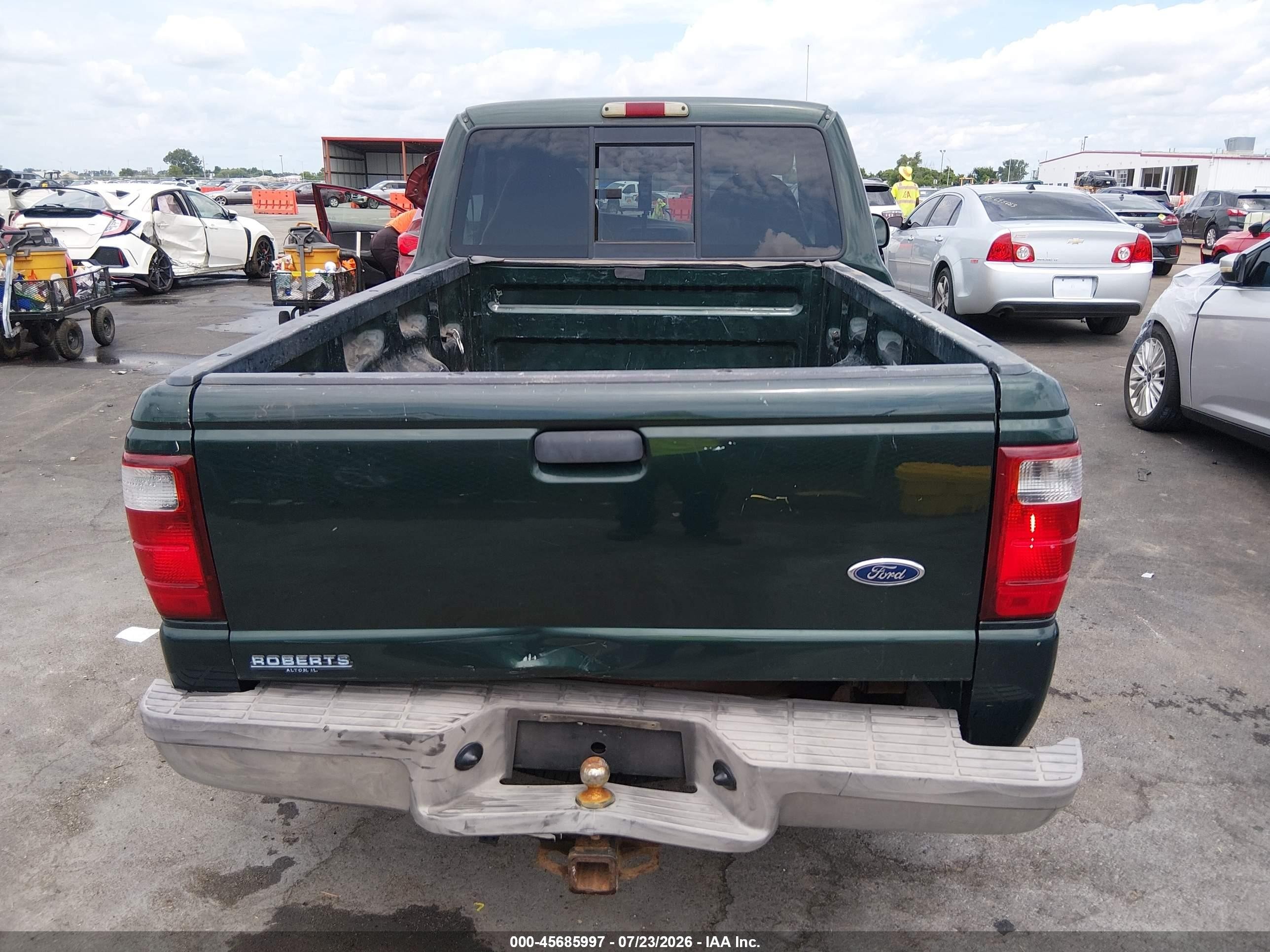 2002 Ford Ranger Xl/xlt Green vin: 1FTYR10D52TA31635