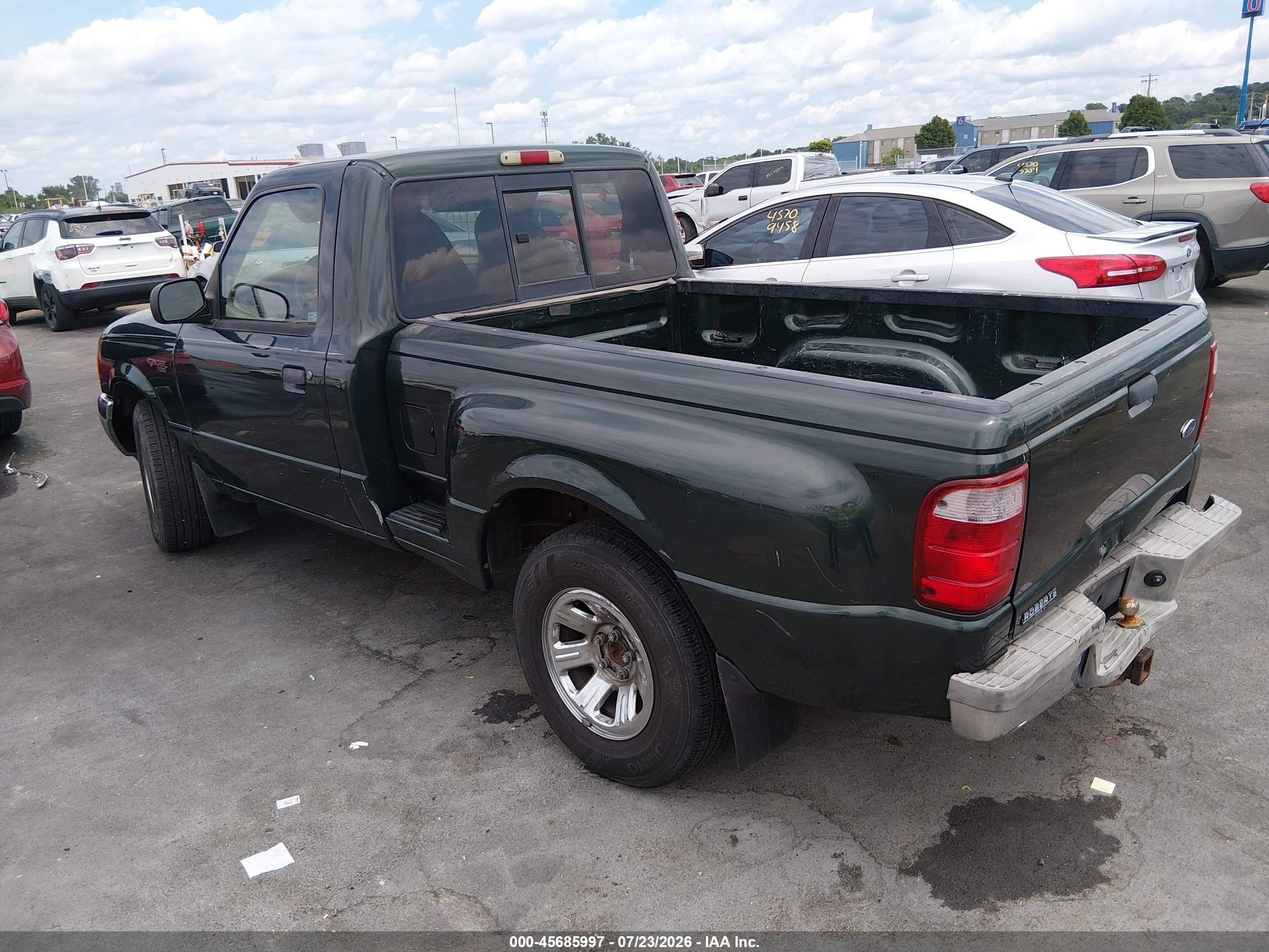 2002 Ford Ranger Xl/xlt Green vin: 1FTYR10D52TA31635