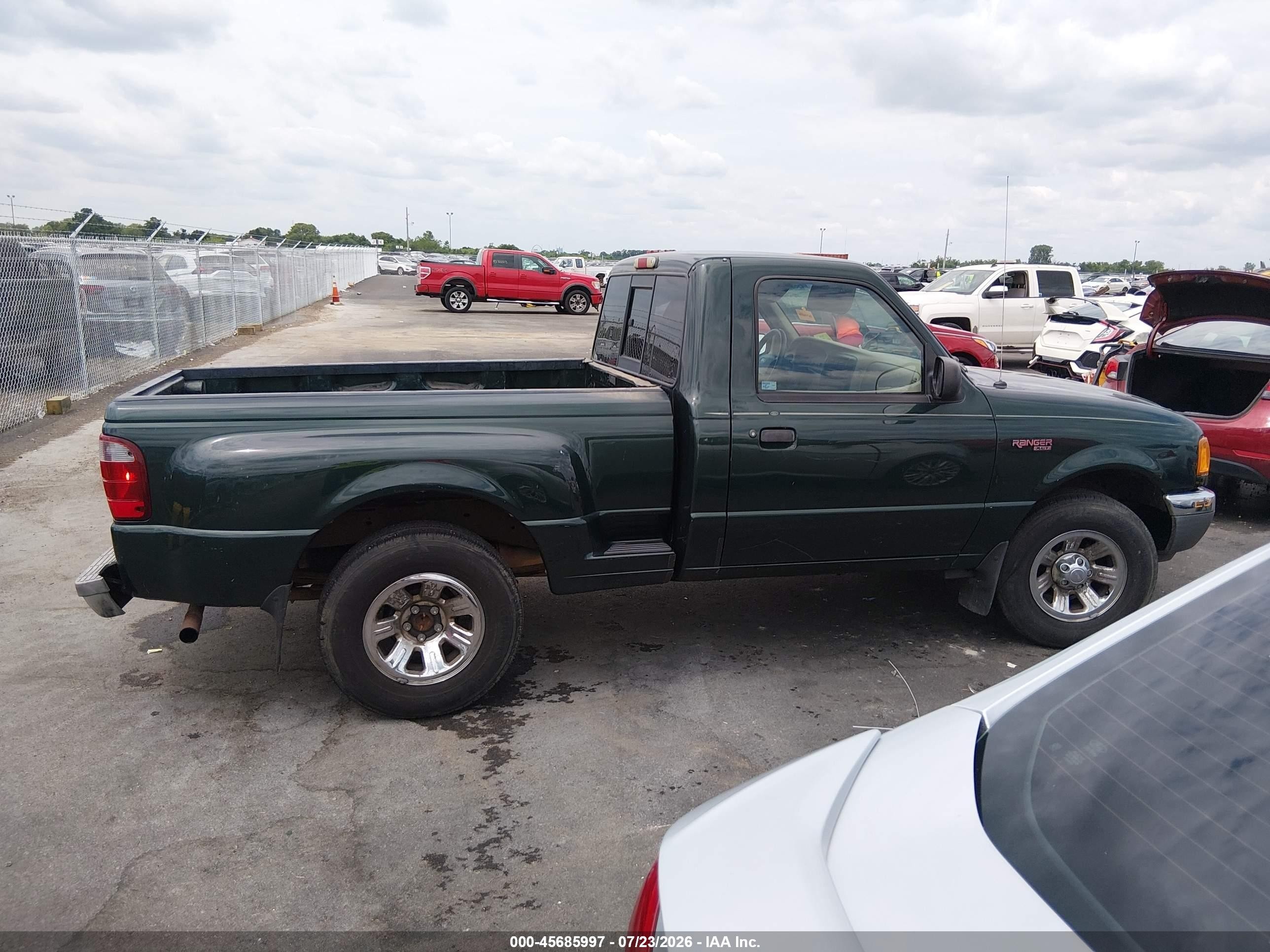 2002 Ford Ranger Xl/xlt Green vin: 1FTYR10D52TA31635