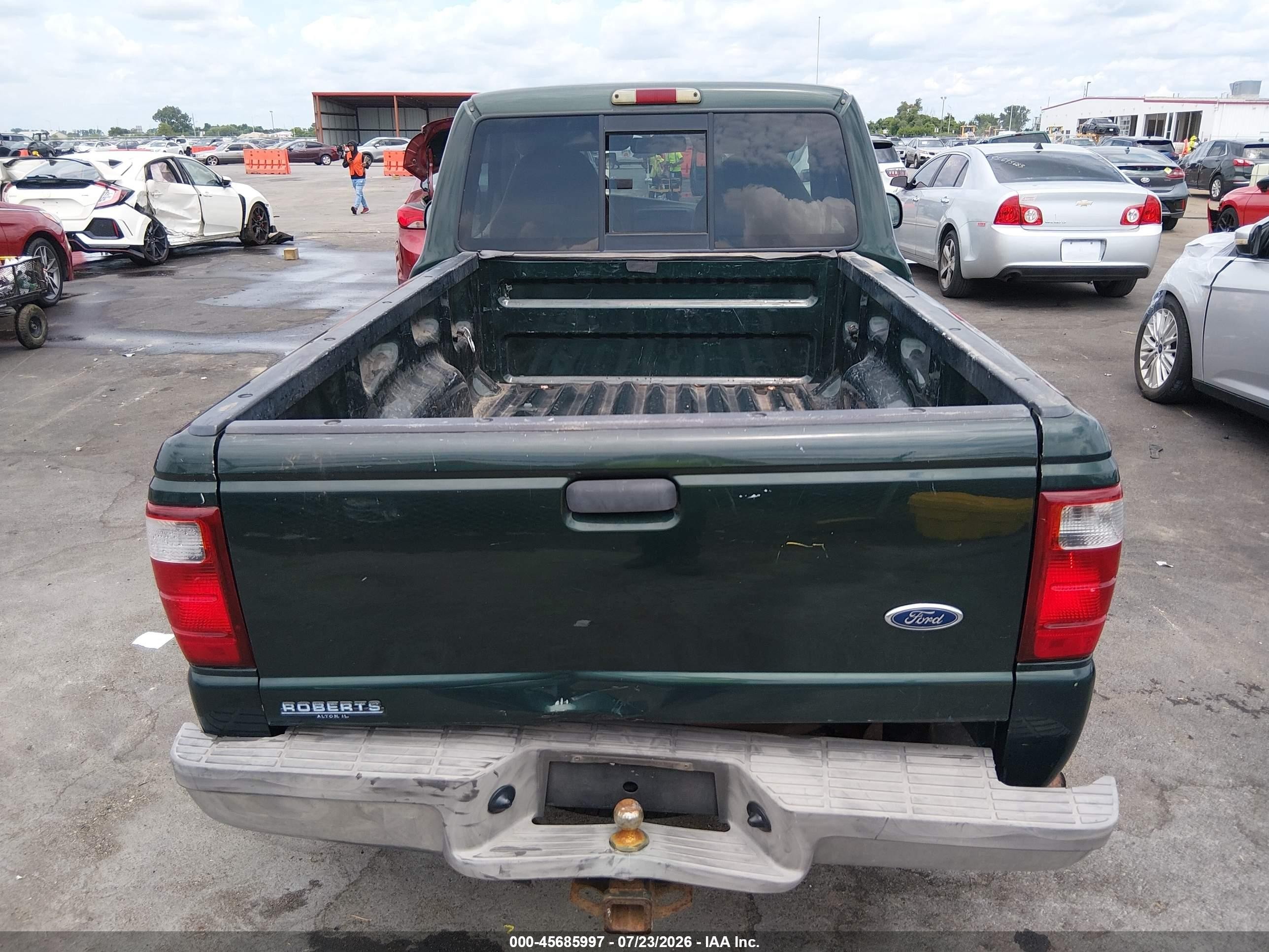 2002 Ford Ranger Xl/xlt Green vin: 1FTYR10D52TA31635