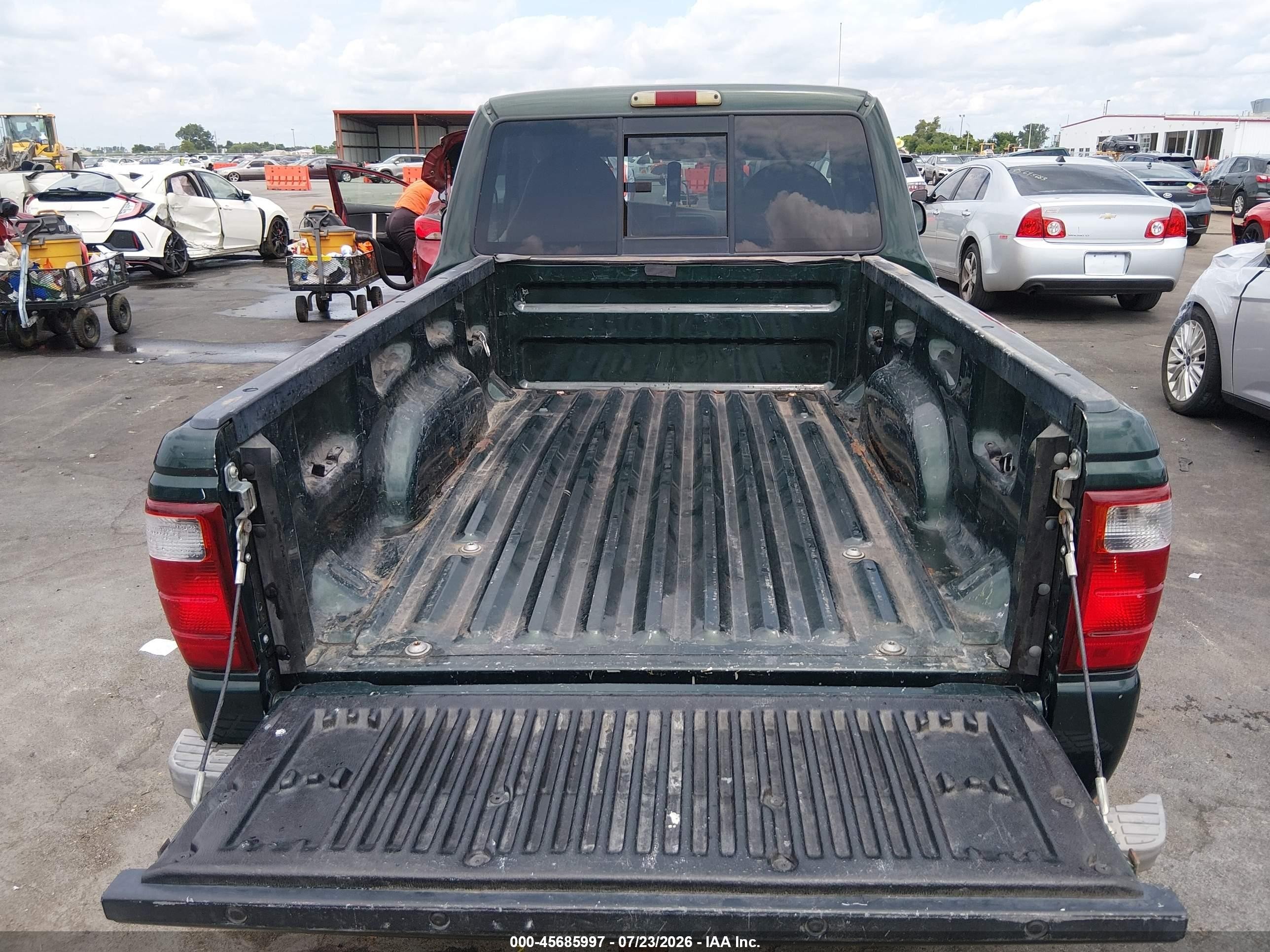 2002 Ford Ranger Xl/xlt Green vin: 1FTYR10D52TA31635