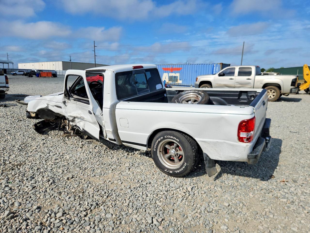2003 Ford Ranger White vin: 1FTYR10D53PA14683