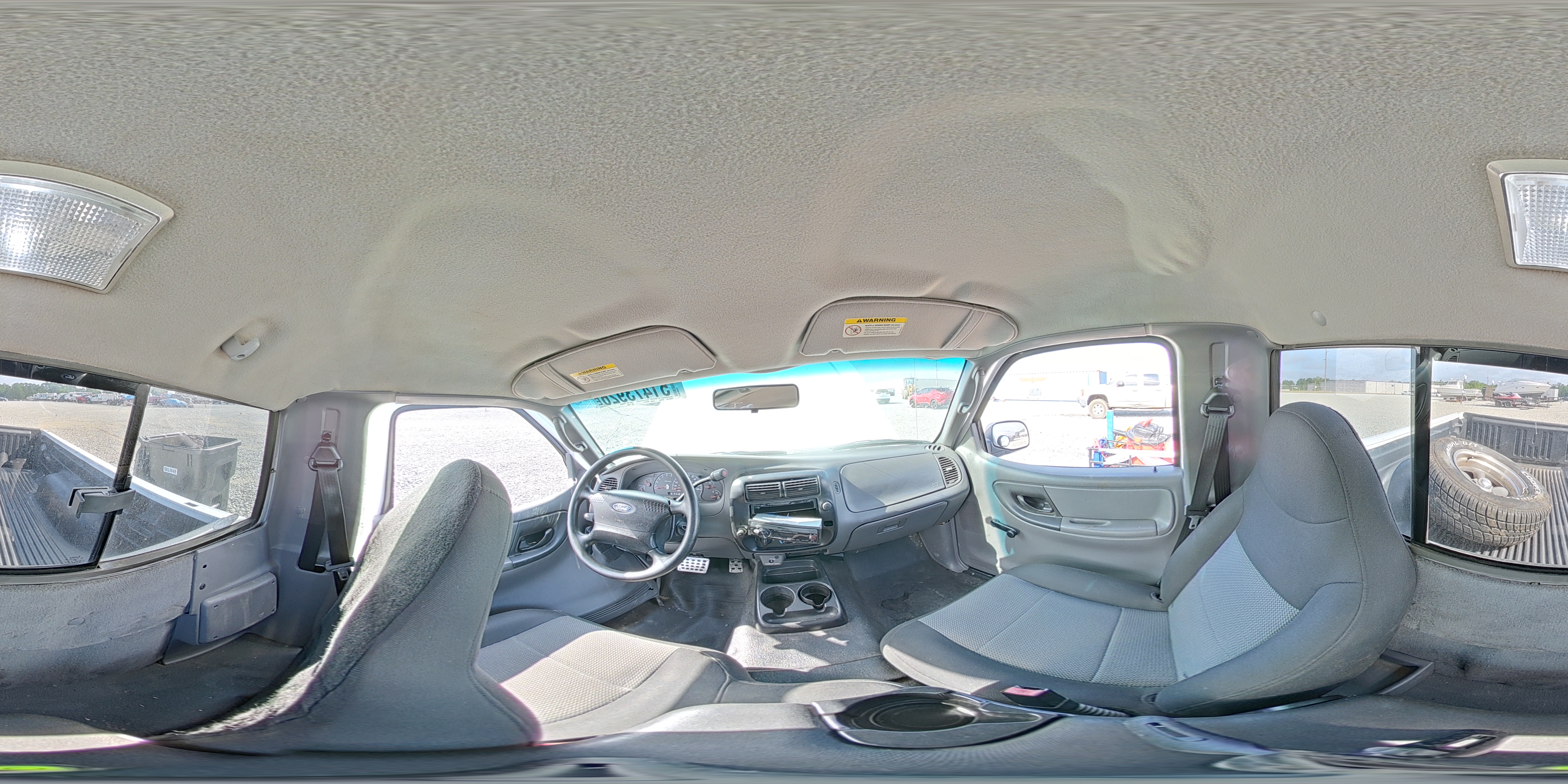 2003 Ford Ranger White vin: 1FTYR10D53PA14683
