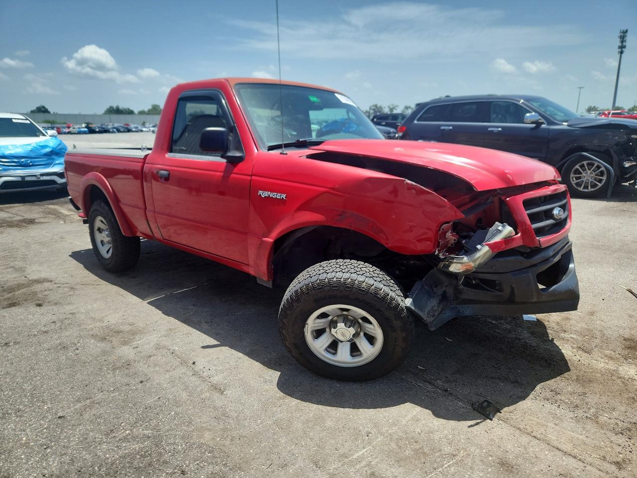 2003 Ford Ranger Red vin: 1FTYR10D53PA59154