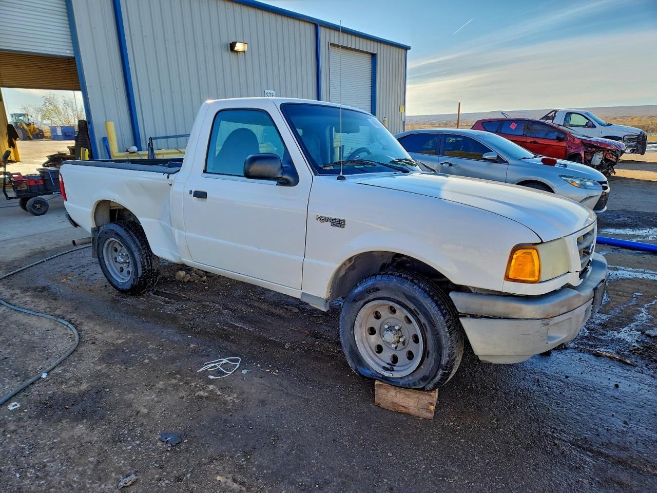 2003 Ford Ranger White vin: 1FTYR10D53PB85014
