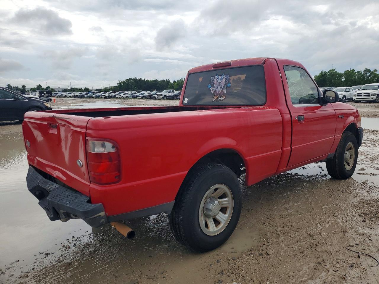2004 Ford Ranger Red vin: 1FTYR10D54PA94214