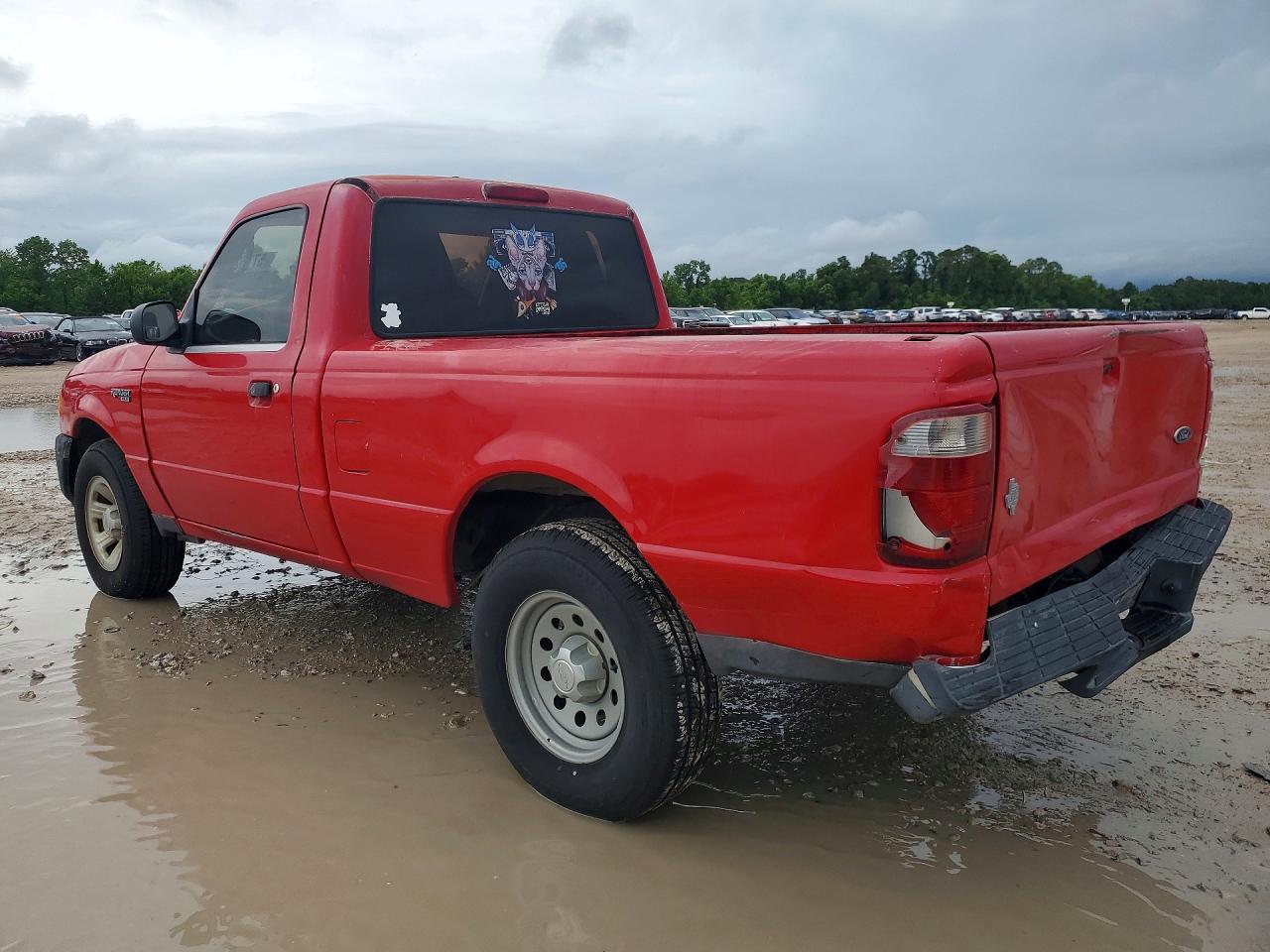 2004 Ford Ranger Red vin: 1FTYR10D54PA94214