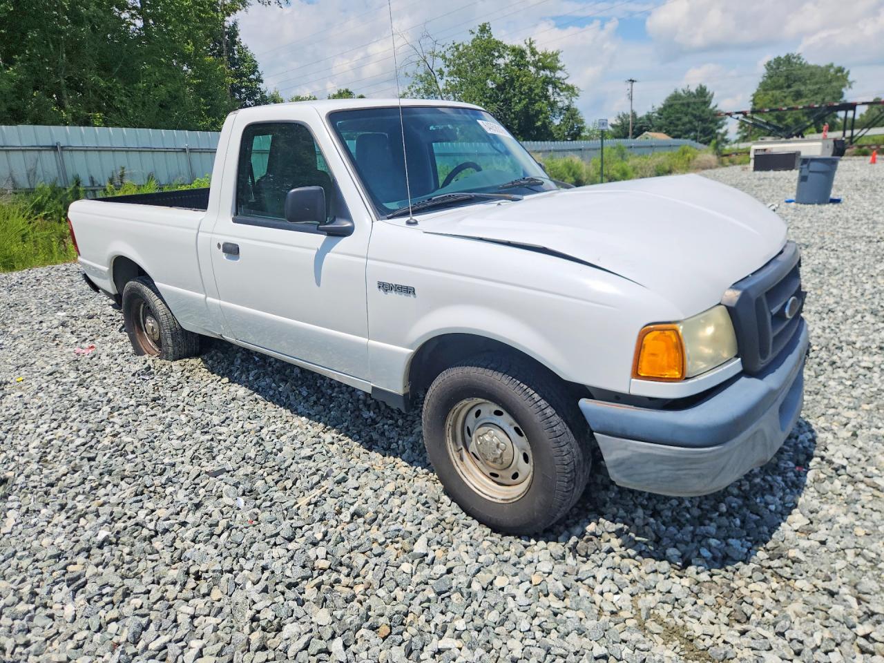 2004 Ford Ranger White vin: 1FTYR10D54PB66058
