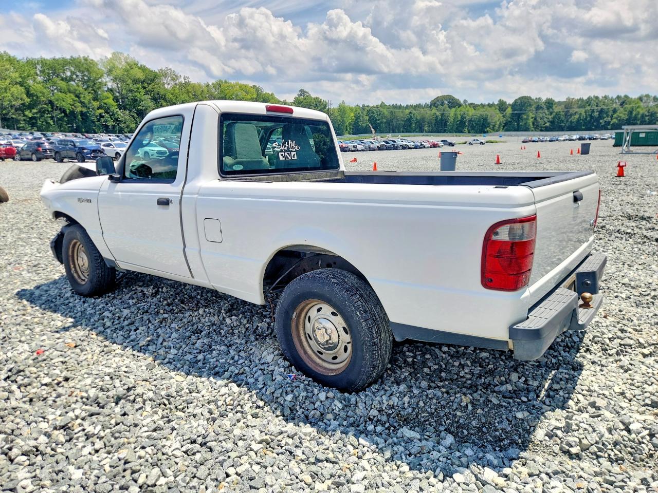 2004 Ford Ranger White vin: 1FTYR10D54PB66058