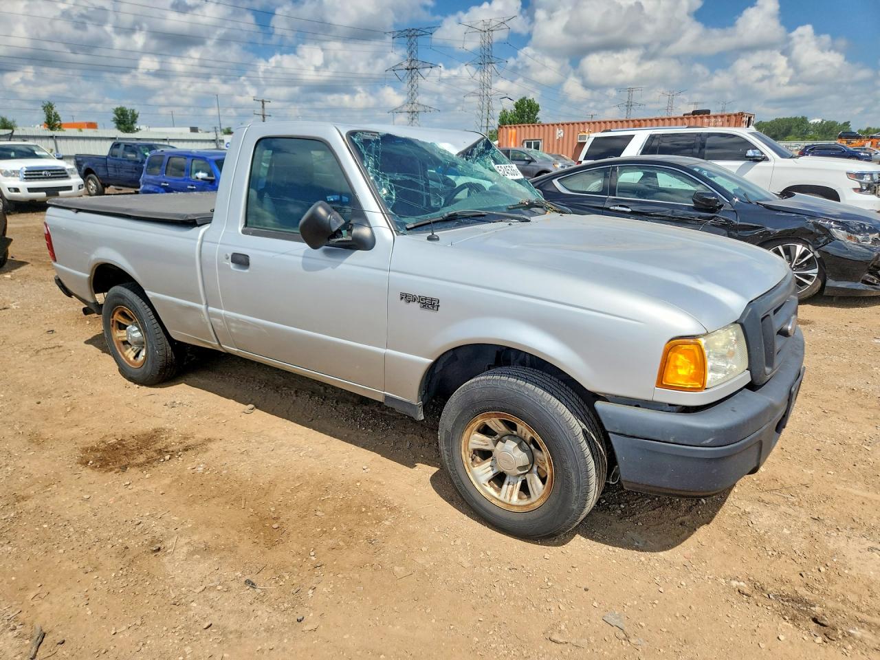 2005 Ford Ranger Silver vin: 1FTYR10D55PB07626