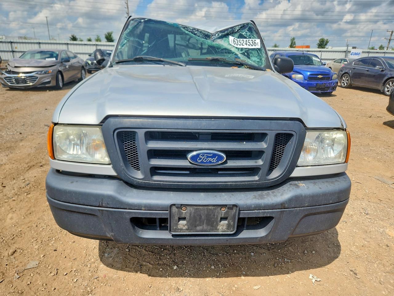 2005 Ford Ranger Silver vin: 1FTYR10D55PB07626