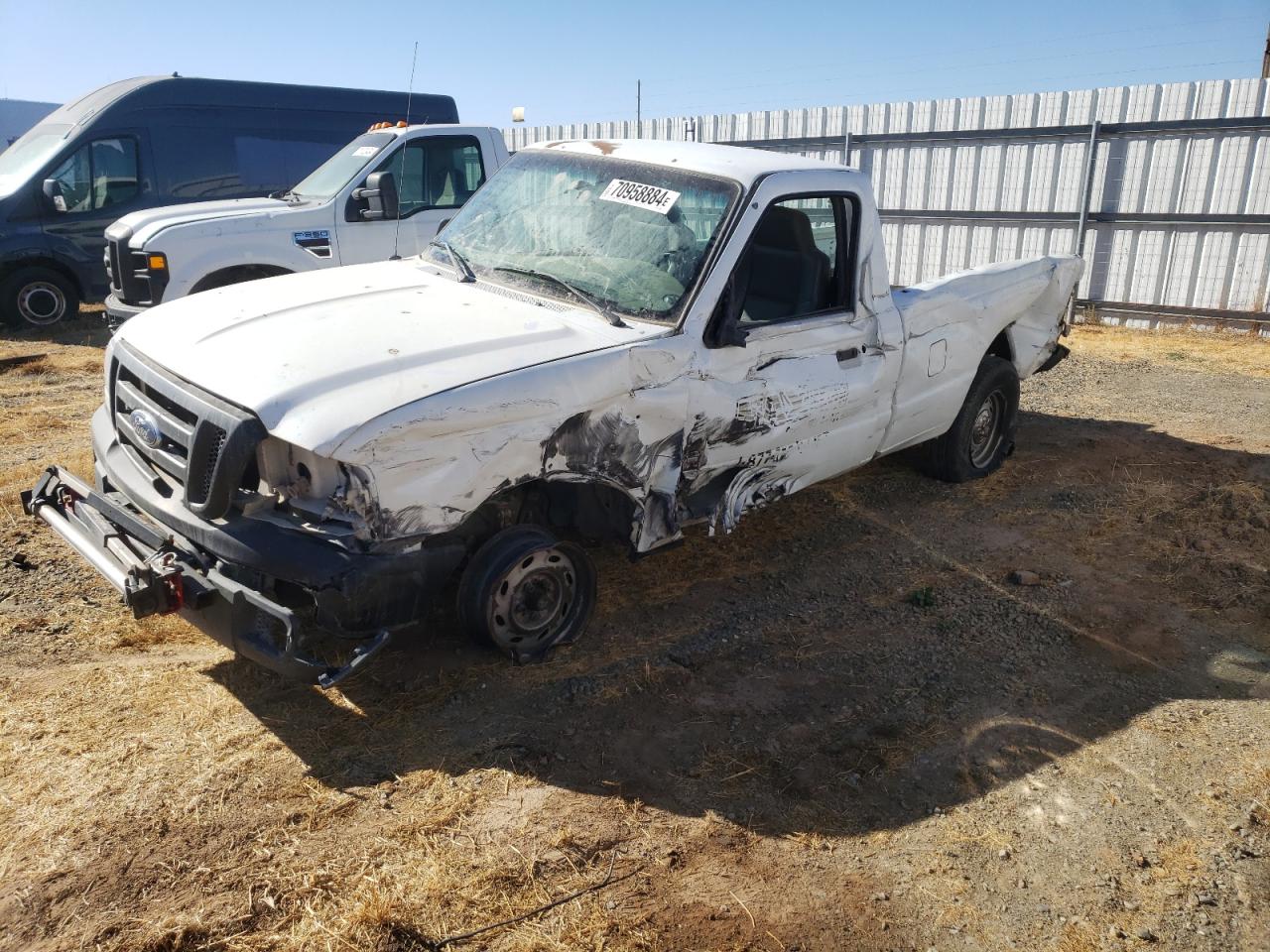 2006 Ford Ranger White vin: 1FTYR10D56PA26899