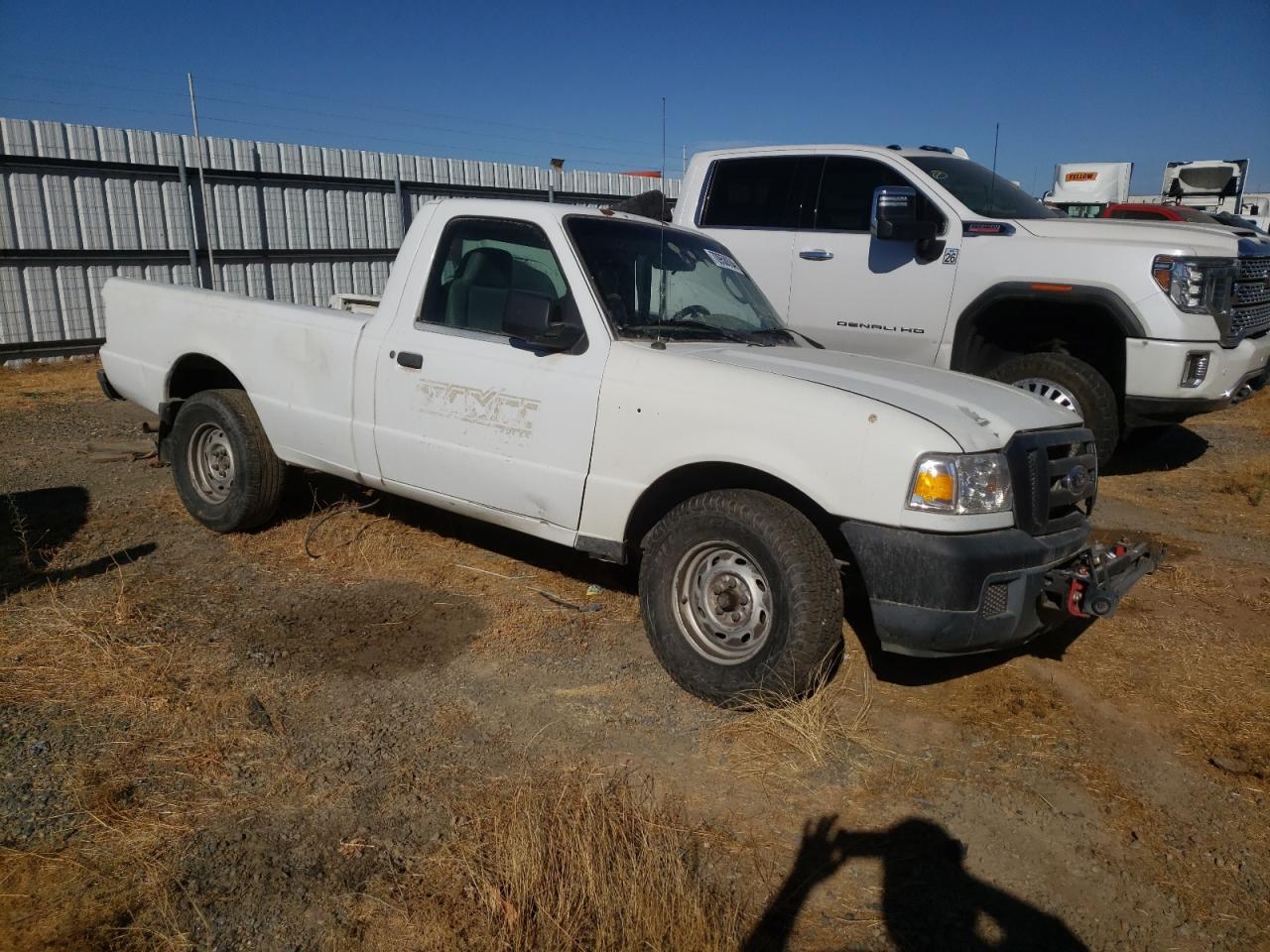 2006 Ford Ranger White vin: 1FTYR10D56PA26899