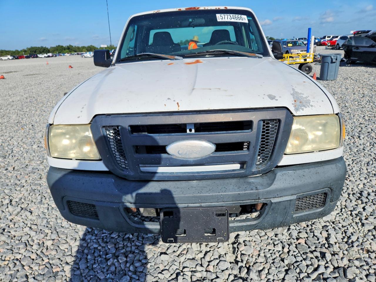 2006 Ford Ranger White vin: 1FTYR10D56PA89369