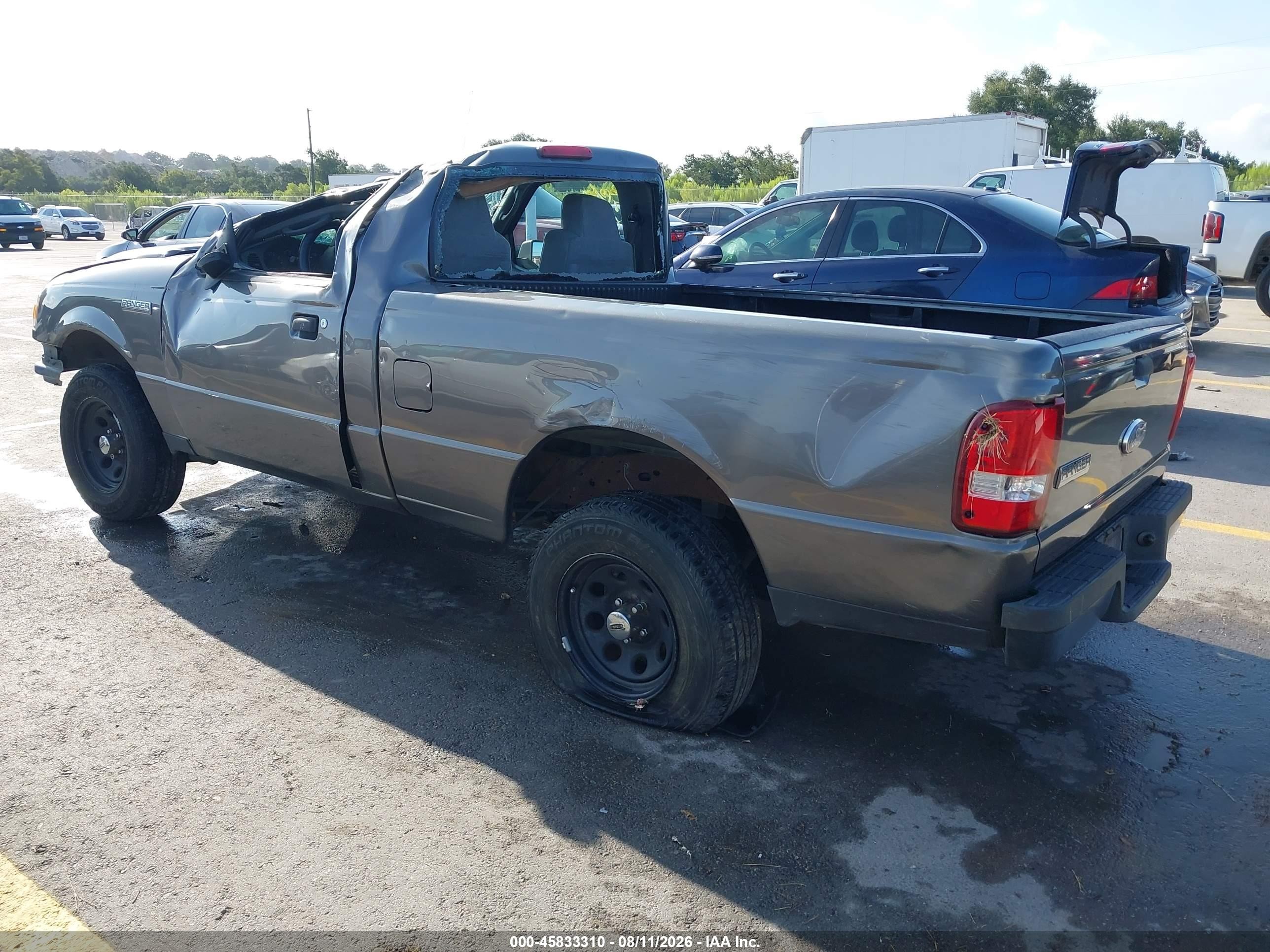 2007 Ford Ranger Stx/xl/xlt Серый vin: 1FTYR10D57PA11823