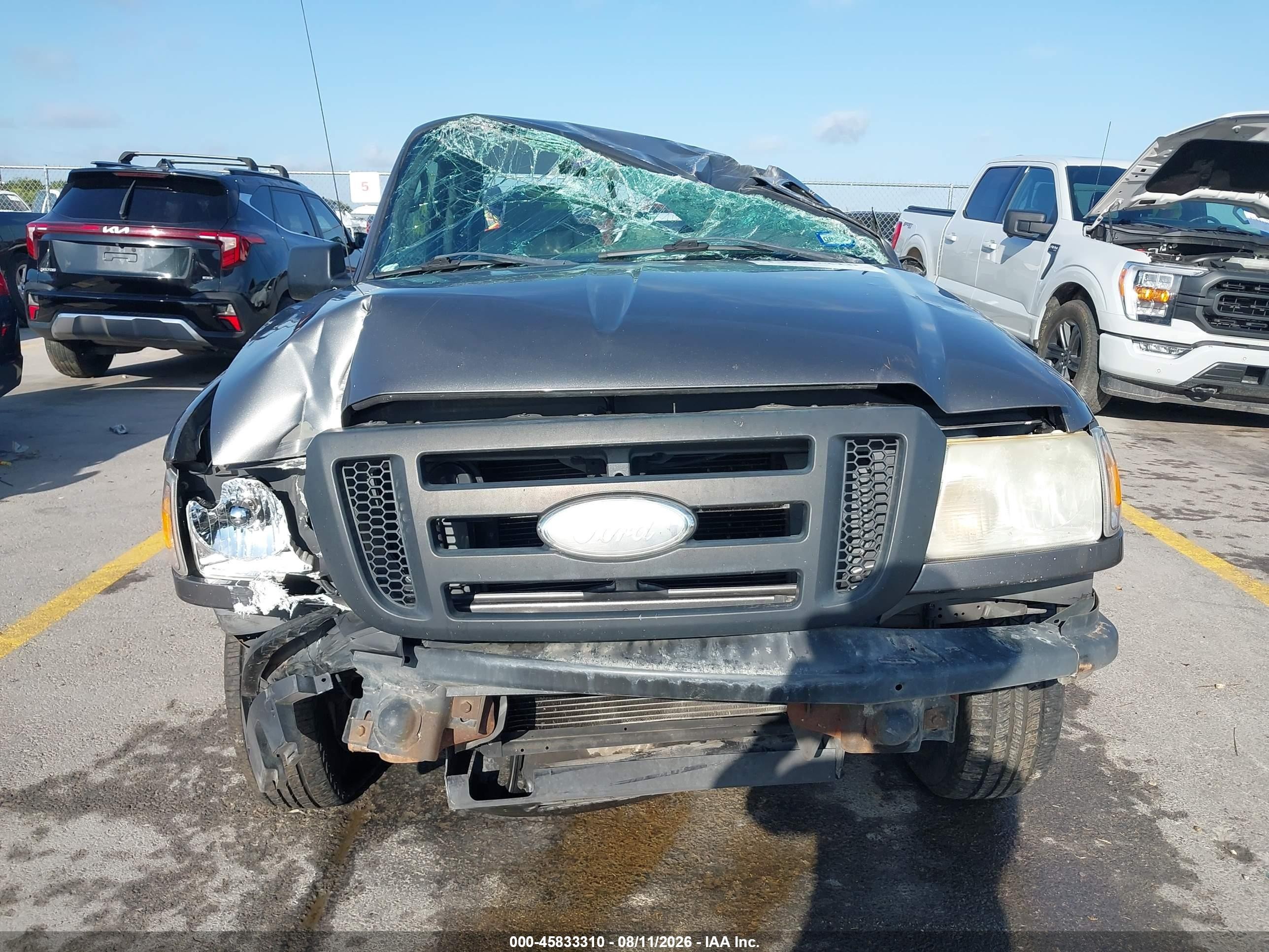 2007 Ford Ranger Stx/xl/xlt Серый vin: 1FTYR10D57PA11823