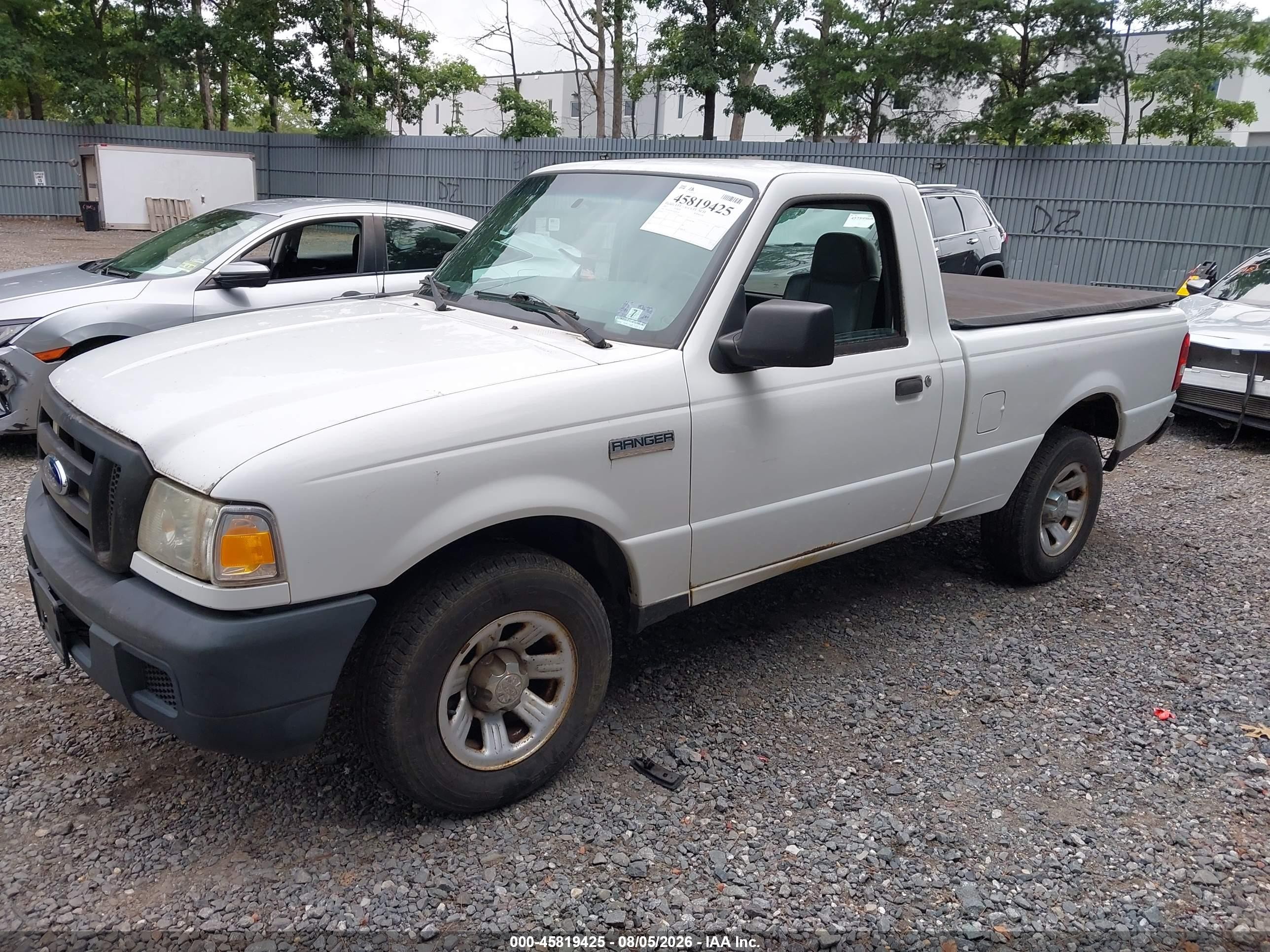 2007 Ford Ranger Stx/xl/xlt Белый vin: 1FTYR10D57PA95187