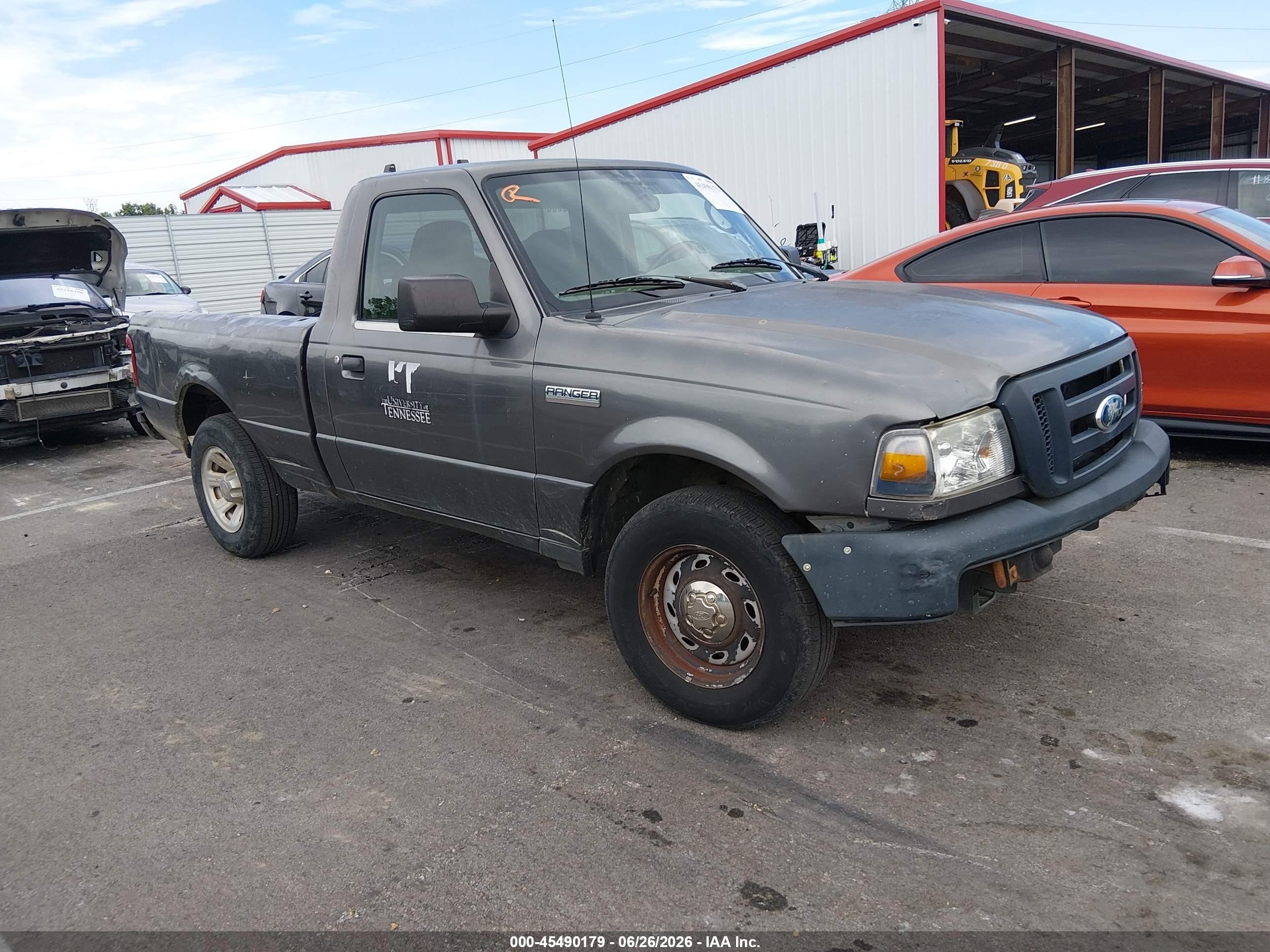 2008 Ford Ranger Xl/xlt Gray vin: 1FTYR10D58PA57749