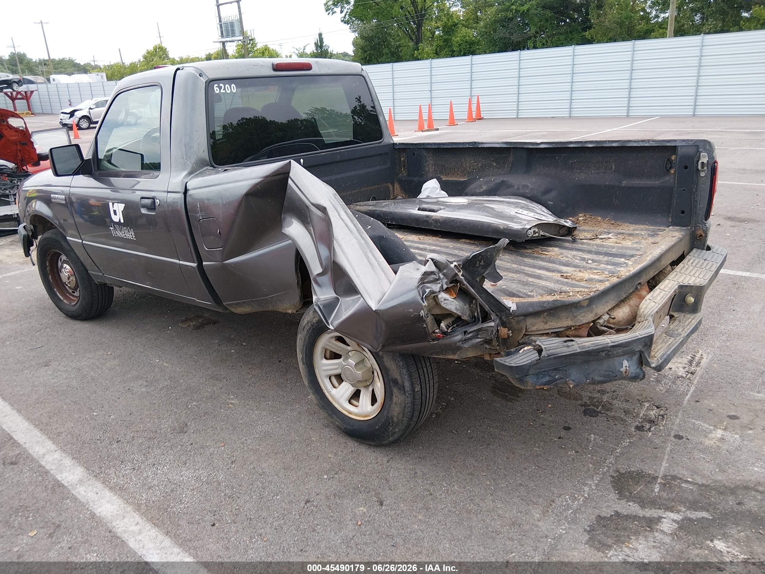 2008 Ford Ranger Xl/xlt Gray vin: 1FTYR10D58PA57749