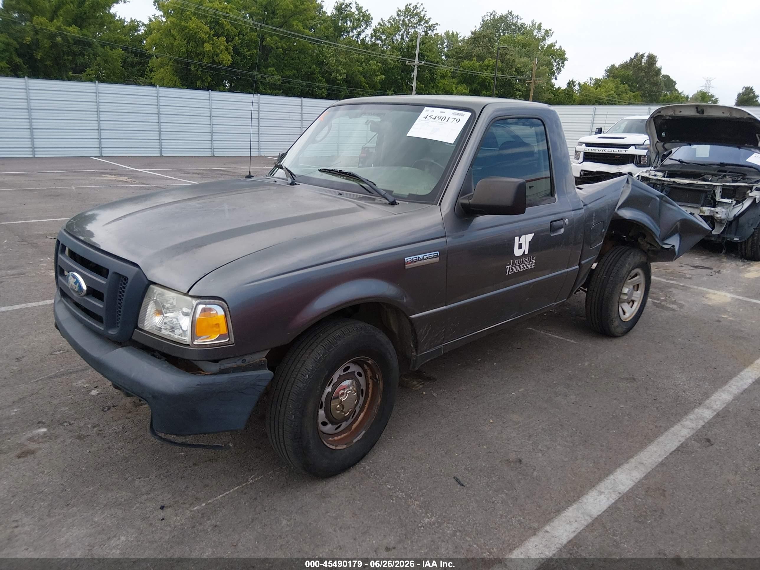 2008 Ford Ranger Xl/xlt Gray vin: 1FTYR10D58PA57749