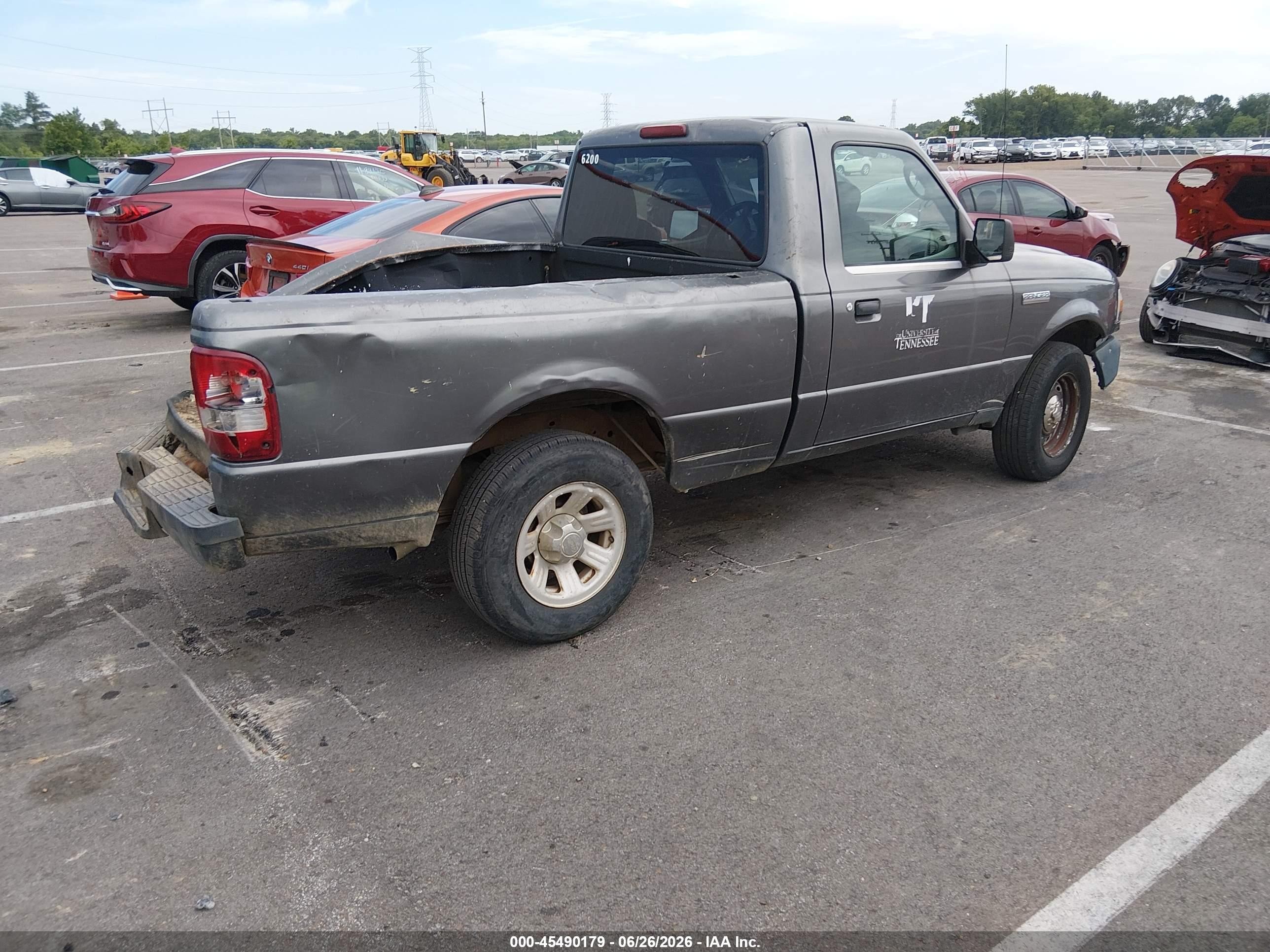 2008 Ford Ranger Xl/xlt Gray vin: 1FTYR10D58PA57749