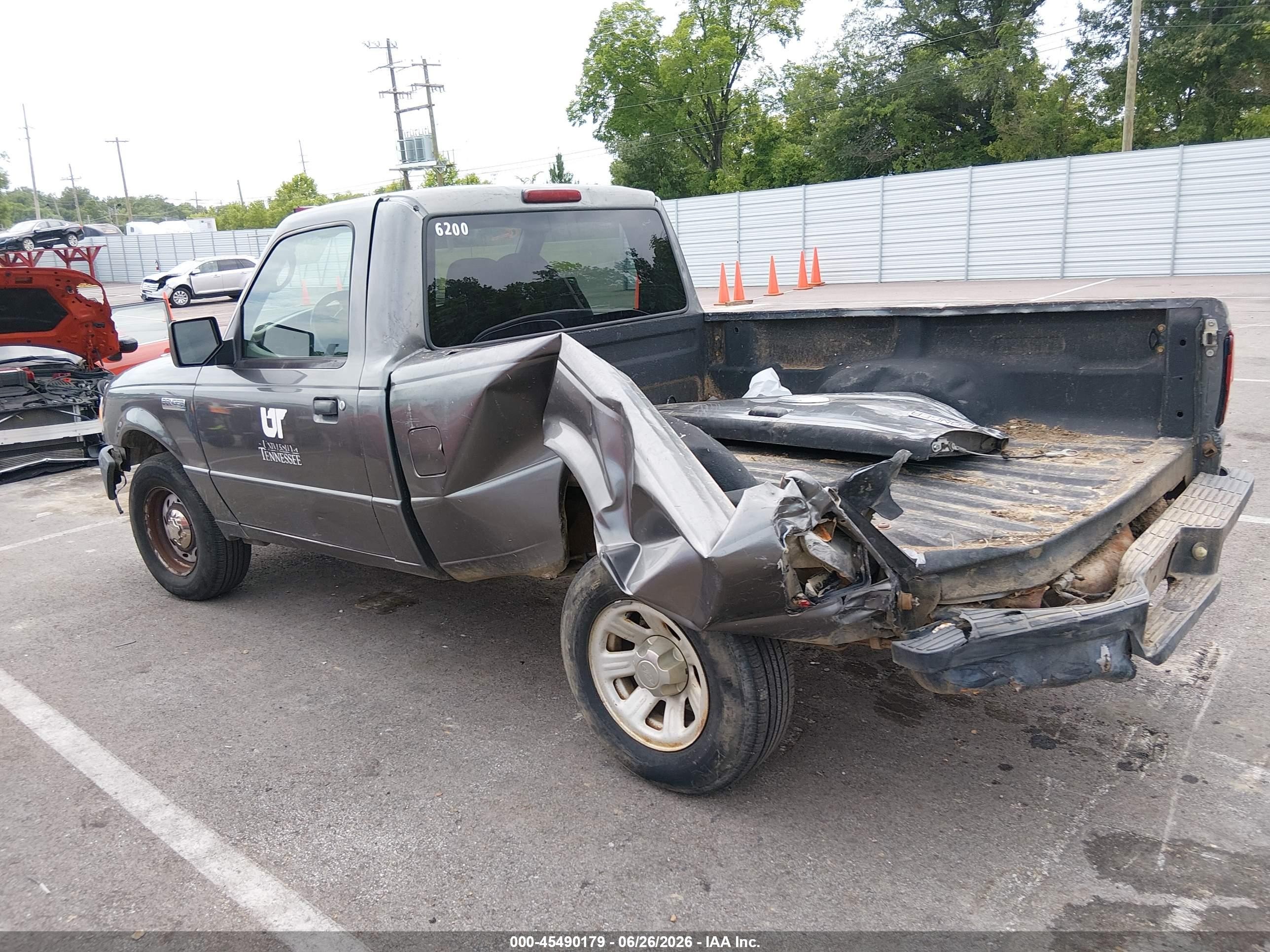 2008 Ford Ranger Xl/xlt Gray vin: 1FTYR10D58PA57749