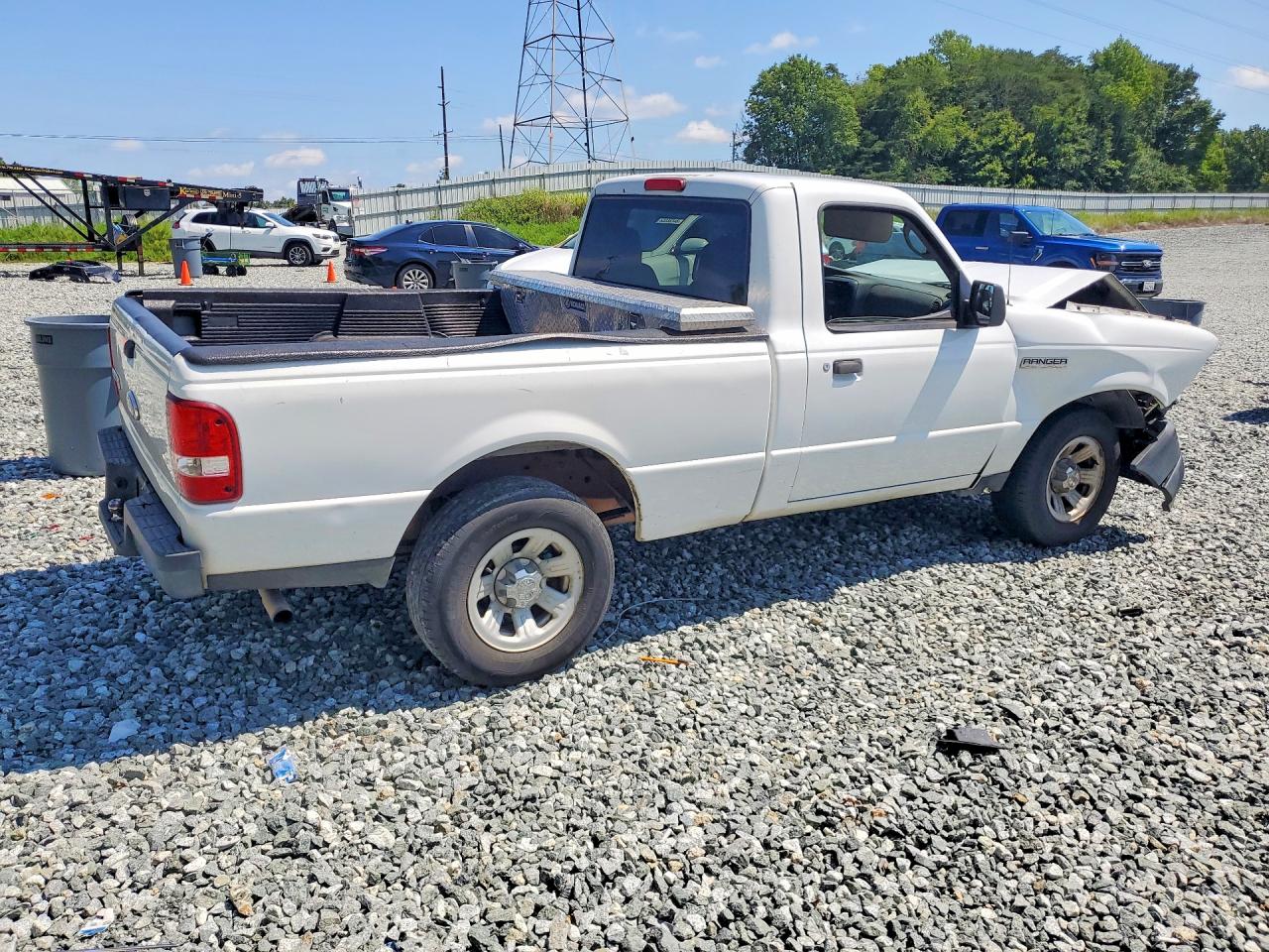2008 Ford Ranger White vin: 1FTYR10D58PA95403