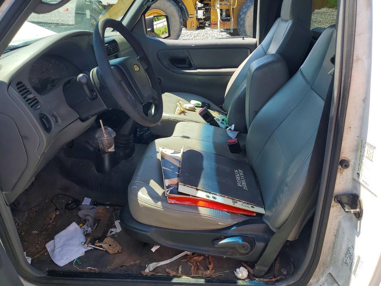 2008 Ford Ranger White vin: 1FTYR10D58PA95403