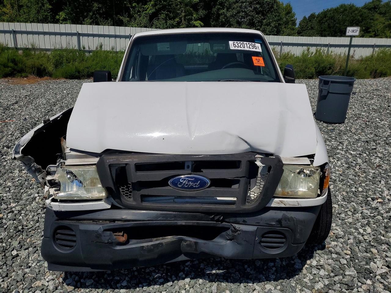 2008 Ford Ranger White vin: 1FTYR10D58PA95403