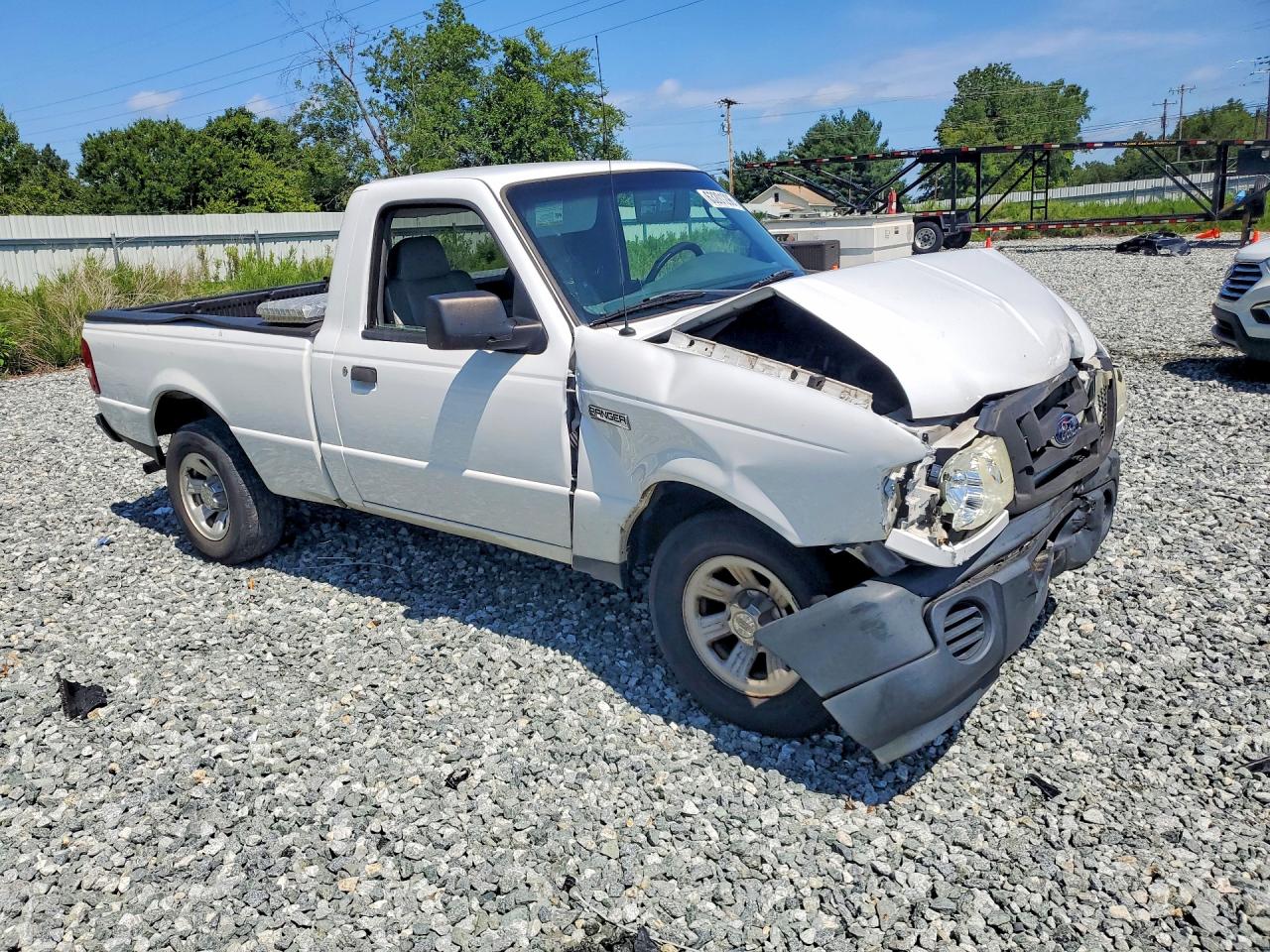 2008 Ford Ranger White vin: 1FTYR10D58PA95403