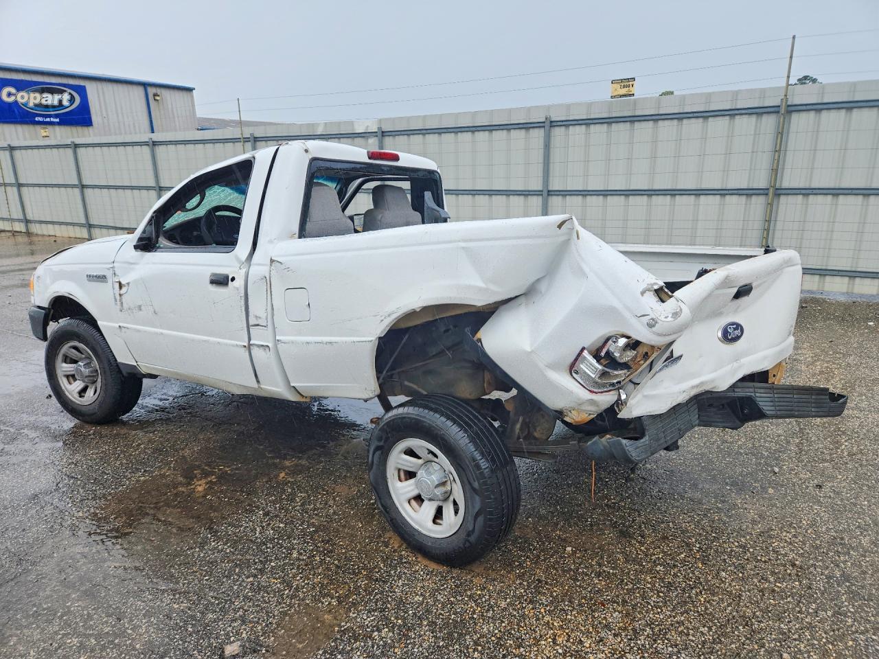 2009 Ford Ranger White vin: 1FTYR10D59PA00601