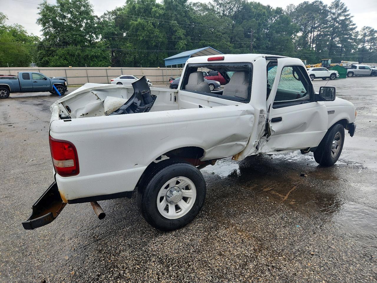 2009 Ford Ranger White vin: 1FTYR10D59PA00601